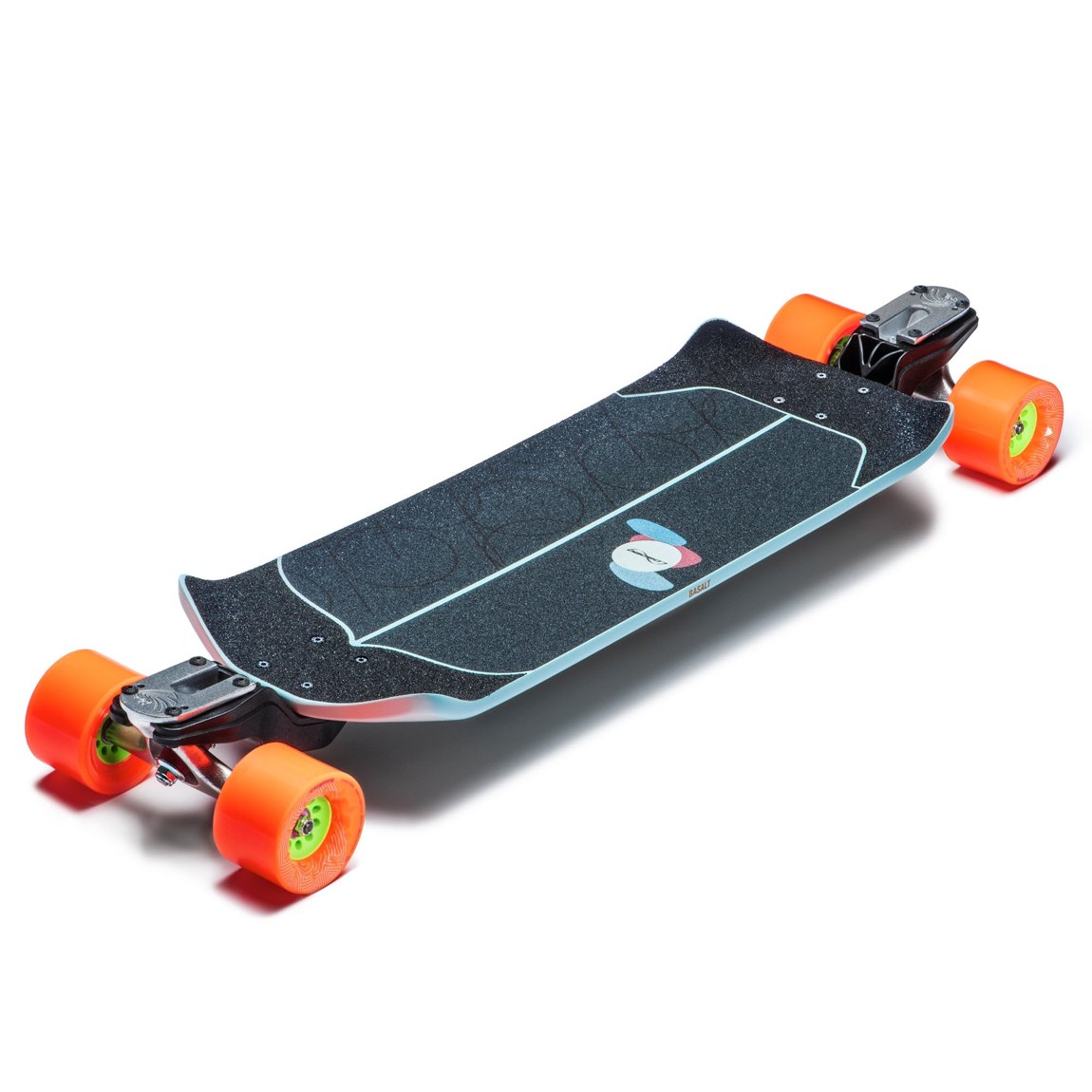 BasqueバスクのLoaded Boards Tangent ロングボード クルーザー コンプリート スケートボード 85mmウィール Parisトラック｜アングル3