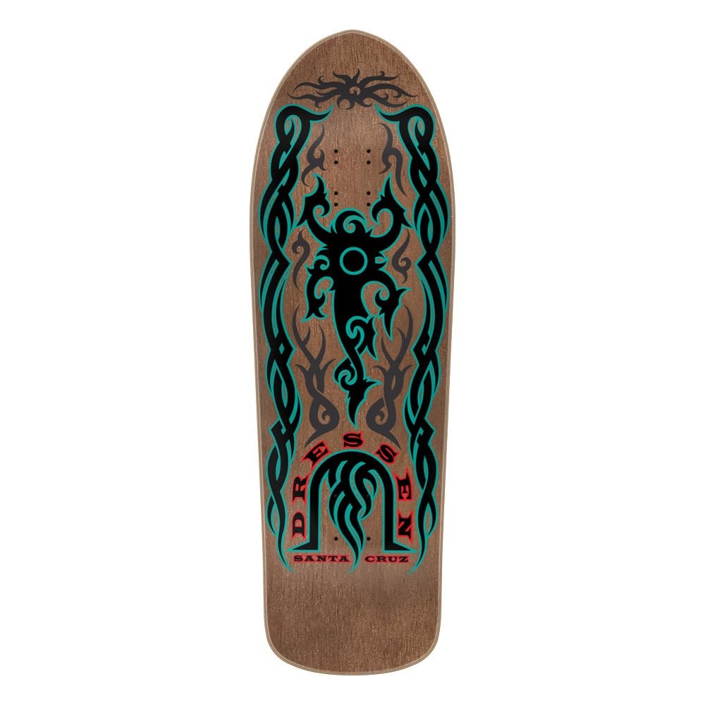 SANTA CRUZ Dressen Tribal Reissue スケートボード デッキ 9.9" x 31.4"