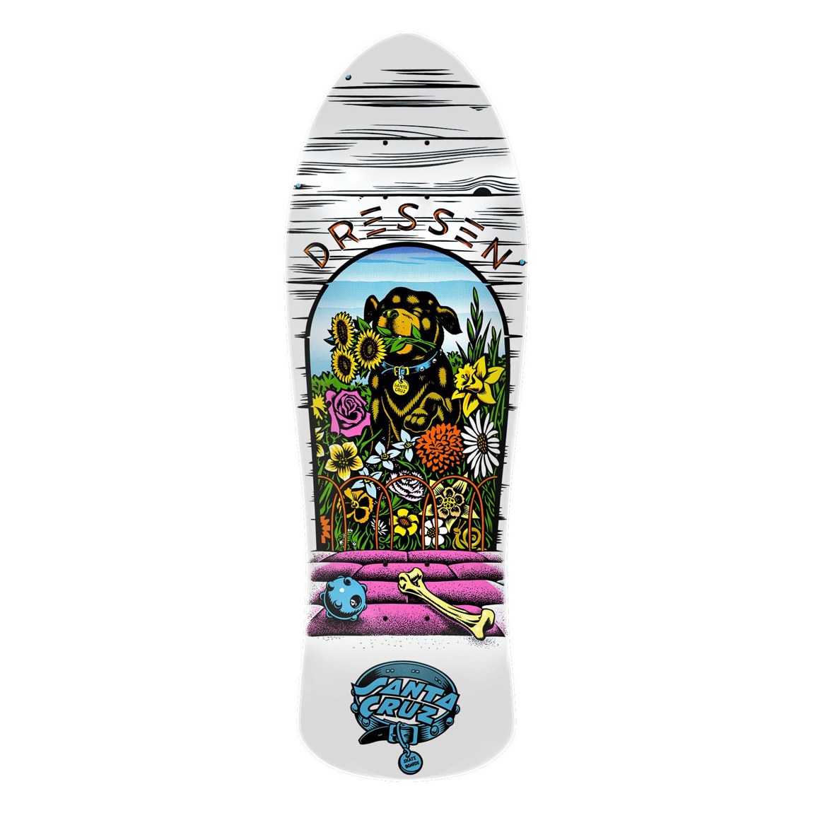 Santa Cruz Eric Dressen Pup Reissue スケートボード デッキ 9.5 x 29.44