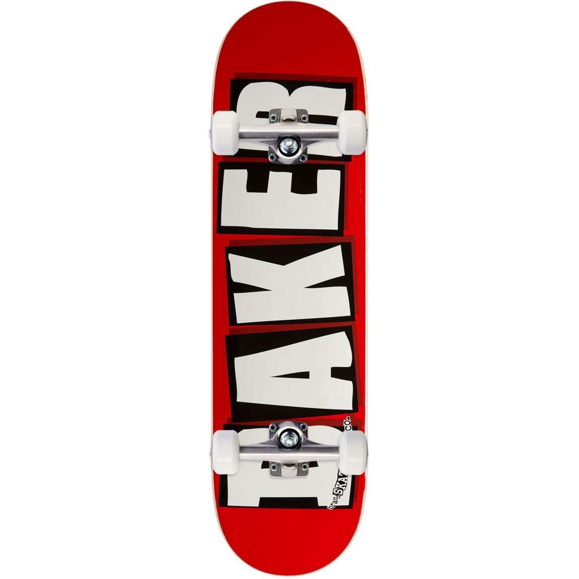 PRODUCT DETAILS Baker Brand Logo スケートボード コンプリート White 8.50インチ 完成品【商品仕様】・ 種別：スケートボード コンプリート（完成品）・ デッキ幅：8.50インチ（約21.59cm）・ 付属トラック：CCS トラック・ 付属ウィール：CCS ウィール・ 付属ベアリング：CCS ベアリング【特徴】・ Baker Skateboardのロゴデザインを採用したコンプリートセットです。・ パーツが組み立てられた状態の完成品のため、届いてすぐに使用可能です。・ デッキ幅8.5インチのワイドなサイズで、安定感のある乗り心地が特徴です。・ ストリートやパークなど、多様なスケートスタイルに対応します。・ トラック、ウィール、ベアリングにはCCS製のパーツが採用されています。【ご注意】・ 海外並行輸入品のため、付属の説明書がある場合は英語表記となります。 ■ 商品について 海外輸入品（説明書は英語表記の場合あり） ■ ご注意 ・掲載画像は実物に近い色味になるよう調整しておりますが、ご利用の環境により差異が生じる場合があります。・複数店舗で在庫を共有しているため、ご注文後に在庫切れとなる場合がございます。 ■ 納期について お届けの目安を必ずご確認ください。 海外正規ルート仕入れ品 海外ブランド ▼ 海外正規ブランド店 正規代理店 ▼ 当 店 ※本商品は並行輸入品です 製造元は正規品と同一のブランド・メーカーです。当店では海外正規ルートより仕入れた商品を取り扱っております。流通ルートが異なるのみで、商品自体に違いはございません。 ── 当店の商品について ── 正規品のみ取り扱い 海外正規店・正規代理店から商品を直接仕入れ、国内に輸入して販売しております。 日本未入荷・海外限定モデルも多数 日本未入荷・海外限定モデルも多数取り扱っております。サイズ・カラー違いや海外限定で販売された製品など、日本では手に入りにくいアイテムをお届けいたします。 お求めやすい価格の理由 海外市場での価格差や流通ルートの違いにより、国内販売価格よりお求めやすくなっております。品質はそのままに、よりお手頃な価格でお届けいたします。 安心保証 ご使用前に万が一、製品に不具合がございました場合は、交換または商品代金のご返金にて対応させていただきます。商品到着後5日以内にご連絡ください。 ご注意 海外からの輸入品となります。海外輸送のため、外箱に軽微なスレ等がある場合がございますが、商品本体には影響ございません。 ※在庫状況は仕入先の在庫情報をもとに出来る限り正確に表示しておりますが、取寄せ商品のため、タイミングによりご注文後に欠品・キャンセルとなる場合がございます。 お探しの商品がございましたら、お気軽にご相談ください。