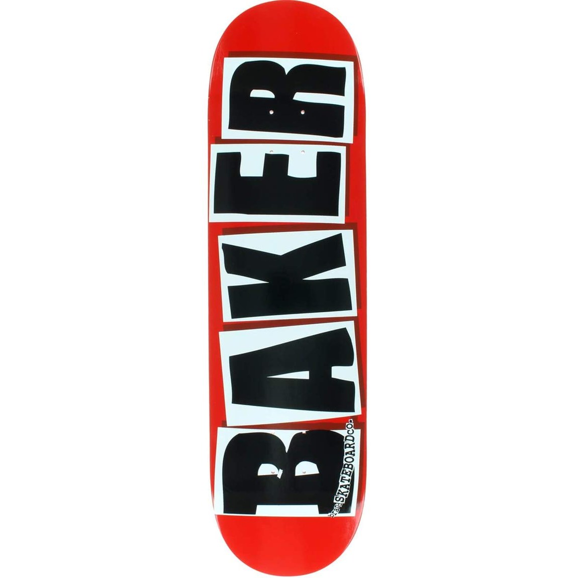 BasqueバスクのBaker Logo Red/Black スケートボード コンプリート 8.38インチ 83A ソフトウィール｜アングル2