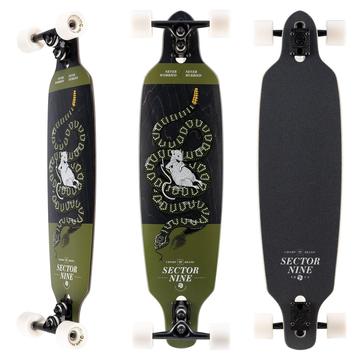 Sector 9 Fractal Rattler ロングボード コンプリート 36.0