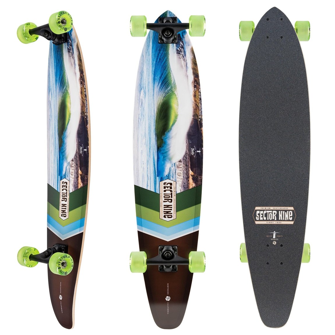 PRODUCT DETAILS Sector 9 Cosmic 2 Cruz コンプリート ロングボード 37.5インチ スケートボード【商品仕様】・ 種別：コンプリート ロングボード・ デッキ長さ：37.5インチ（約95.25cm）・ デッキ幅：8.365インチ（約21.25cm）・ ホイールベース：24.3インチ（約61.72cm）・ デッキ素材：ファイバーグラス・メイプル サンドウィッチ構造・ トラック：8.375インチ Gullwing Mission Trucks・ ウィール：61mm 78a Nineballs・ ベアリング：ABEC 5 Greaseball Bearings・ その他：0.25インチ リサイクルプラスチック ライザー、1.25インチ ボルト、ERG グリップテープ【特徴】・ キャンバー形状のモールドにより、しなやかな反発力と快適な乗り心地を実現しています。・ デッキ後方にキックテールを備えており、操作性が高く、段差の回避や方向転換も容易です。・ ファイバーグラスとメイプルを組み合わせたサンドウィッチ構造により、高い耐久性を備えています。・ カービングや街乗り（コミューター）に最適なセッティングで構成されています。・ 78aのソフトウィールと安定感のあるGullwingトラックを搭載した、届いてすぐに乗れる完成品です。【ご注意】・ 海外並行輸入品のため、付属の説明書がある場合は英語表記となります。 ■ 商品について 海外輸入品（説明書は英語表記の場合あり） ■ ご注意 ・掲載画像は実物に近い色味になるよう調整しておりますが、ご利用の環境により差異が生じる場合があります。・複数店舗で在庫を共有しているため、ご注文後に在庫切れとなる場合がございます。 ■ 納期について お届けの目安を必ずご確認ください。 海外正規ルート仕入れ品 海外ブランド ▼ 海外正規ブランド店 正規代理店 ▼ 当 店 ※本商品は並行輸入品です 製造元は正規品と同一のブランド・メーカーです。当店では海外正規ルートより仕入れた商品を取り扱っております。流通ルートが異なるのみで、商品自体に違いはございません。 ── 当店の商品について ── 正規品のみ取り扱い 海外正規店・正規代理店から商品を直接仕入れ、国内に輸入して販売しております。 日本未入荷・海外限定モデルも多数 日本未入荷・海外限定モデルも多数取り扱っております。サイズ・カラー違いや海外限定で販売された製品など、日本では手に入りにくいアイテムをお届けいたします。 お求めやすい価格の理由 海外市場での価格差や流通ルートの違いにより、国内販売価格よりお求めやすくなっております。品質はそのままに、よりお手頃な価格でお届けいたします。 安心保証 ご使用前に万が一、製品に不具合がございました場合は、交換または商品代金のご返金にて対応させていただきます。商品到着後5日以内にご連絡ください。 ご注意 海外からの輸入品となります。海外輸送のため、外箱に軽微なスレ等がある場合がございますが、商品本体には影響ございません。 ※在庫状況は仕入先の在庫情報をもとに出来る限り正確に表示しておりますが、取寄せ商品のため、タイミングによりご注文後に欠品・キャンセルとなる場合がございます。 お探しの商品がございましたら、お気軽にご相談ください。