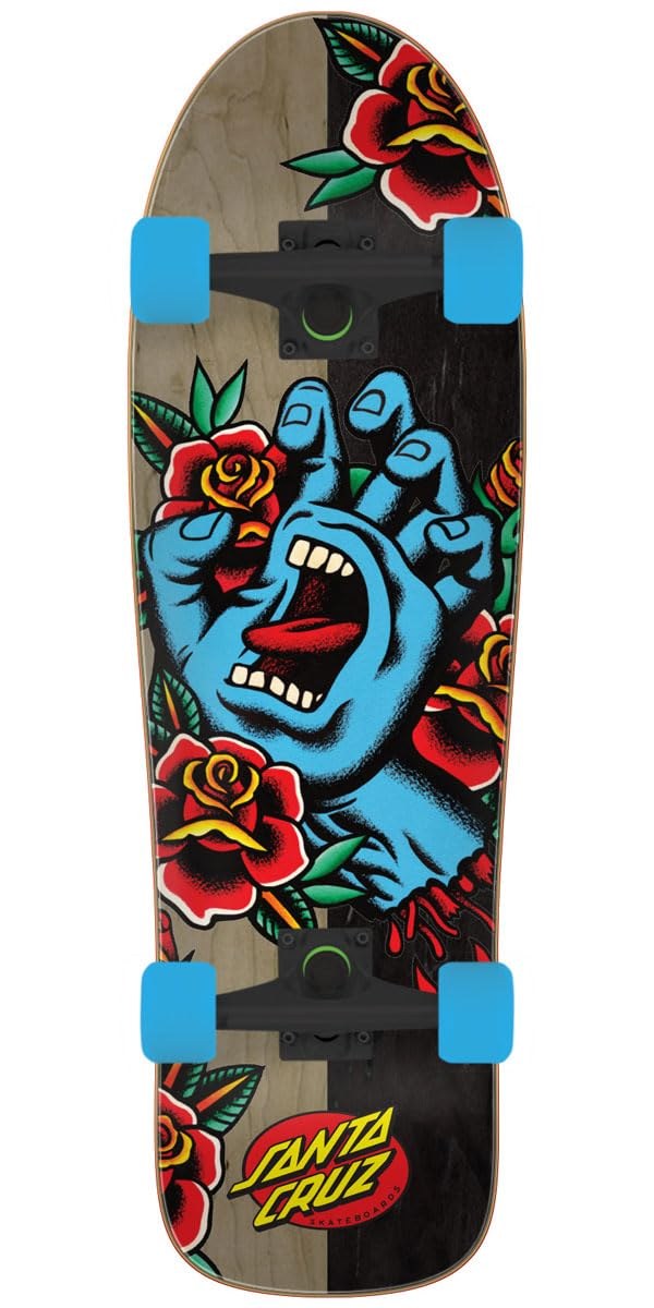 PRODUCT DETAILS Santa Cruz Screaming Flash 9.7in x 31.7in クルーザー スケートボード コンプリート【商品仕様】・ 種別：クルーザー スケートボード（完成品）・ デッキ幅：9.7インチ（約24.6cm）・ デッキ長：31.7インチ（約80.5cm）・ 素材：北米産メイプル・ 構成：デッキ、トラック、ウィール、ベアリング、グリップテープ【特徴】・ Santa Cruzを代表するグラフィックを施した、独特な形状のシェイプドクルーザーです。・ 9.7インチのワイドなデッキ幅により、走行時の安定感に優れています。・ 街乗りや移動を目的としたクルージングに適したパーツ構成となっています。・ 組み立て済みの完成品（コンプリートセット）のため、到着後すぐに使用可能です。【ご注意】・ 海外並行輸入品のため、付属の説明書がある場合は英語表記となります。 ■ 商品について 海外輸入品（説明書は英語表記の場合あり） ■ ご注意 ・掲載画像は実物に近い色味になるよう調整しておりますが、ご利用の環境により差異が生じる場合があります。・複数店舗で在庫を共有しているため、ご注文後に在庫切れとなる場合がございます。 ■ 納期について お届けの目安を必ずご確認ください。 海外正規ルート仕入れ品 海外ブランド ▼ 海外正規ブランド店 正規代理店 ▼ 当 店 ※本商品は並行輸入品です 製造元は正規品と同一のブランド・メーカーです。当店では海外正規ルートより仕入れた商品を取り扱っております。流通ルートが異なるのみで、商品自体に違いはございません。 ── 当店の商品について ── 正規品のみ取り扱い 海外正規店・正規代理店から商品を直接仕入れ、国内に輸入して販売しております。 日本未入荷・海外限定モデルも多数 日本未入荷・海外限定モデルも多数取り扱っております。サイズ・カラー違いや海外限定で販売された製品など、日本では手に入りにくいアイテムをお届けいたします。 お求めやすい価格の理由 海外市場での価格差や流通ルートの違いにより、国内販売価格よりお求めやすくなっております。品質はそのままに、よりお手頃な価格でお届けいたします。 安心保証 ご使用前に万が一、製品に不具合がございました場合は、交換または商品代金のご返金にて対応させていただきます。商品到着後5日以内にご連絡ください。 ご注意 海外からの輸入品となります。海外輸送のため、外箱に軽微なスレ等がある場合がございますが、商品本体には影響ございません。 ※在庫状況は仕入先の在庫情報をもとに出来る限り正確に表示しておりますが、取寄せ商品のため、タイミングによりご注文後に欠品・キャンセルとなる場合がございます。 お探しの商品がございましたら、お気軽にご相談ください。