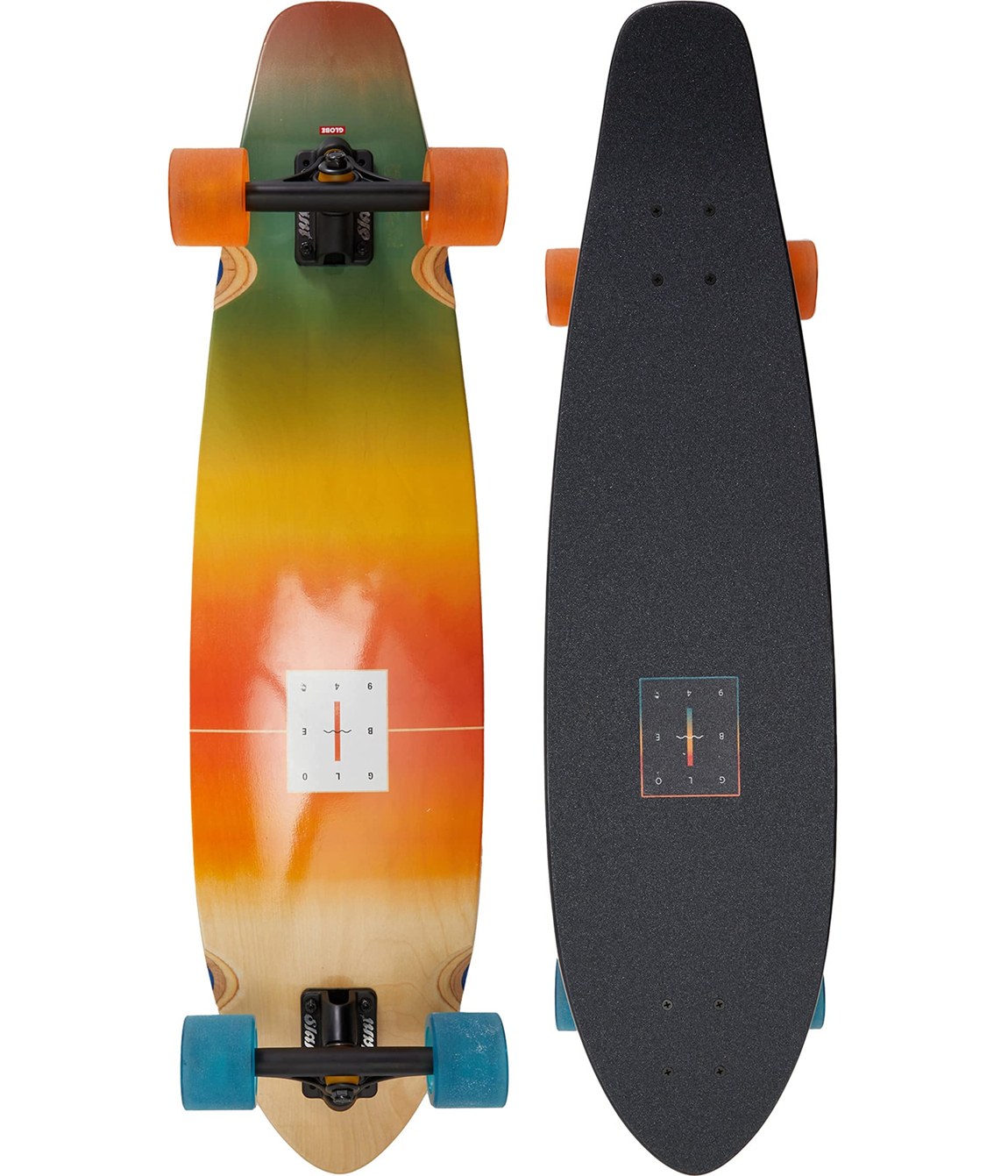 PRODUCT DETAILS Globe The All-Time Ombre ロングボード スケートボード クルーザー 35.8インチ【商品仕様】・ 種別：ロングボード / クルーザー・ デッキサイズ：35.875インチ（約91cm）・ デッキ素材：Hemp（麻）、Applewood（アップルウッド）、7層レジンハードロックメイプル・ デッキ形状：メロウコンケーブ、キックテール・ グリップテープ：クリアブロードキャスト（透明タイプ）【特徴】・ カリフォルニアにてデザインされ、高い品質管理体制を備えた専用工場で製造されています。・ 緩やかなコンケーブとキックテールを備えており、クルージング時の安定性と操作性を両立した設計です。・ ヘンプ、アップルウッドにレジン（樹脂）とメイプルを組み合わせた耐久性の高い構造を採用しています。・ 1990年代にオーストラリアのヒル兄弟によって設立されたグローバルブランド、Globeの製品です。【ご注意】・ 海外並行輸入品のため、付属の説明書がある場合は英語表記となります。 ■ 商品について 海外輸入品（説明書は英語表記の場合あり） ■ ご注意 ・掲載画像は実物に近い色味になるよう調整しておりますが、ご利用の環境により差異が生じる場合があります。・複数店舗で在庫を共有しているため、ご注文後に在庫切れとなる場合がございます。 ■ 納期について お届けの目安を必ずご確認ください。 海外正規ルート仕入れ品 海外ブランド ▼ 海外正規ブランド店 正規代理店 ▼ 当 店 ※本商品は並行輸入品です 製造元は正規品と同一のブランド・メーカーです。当店では海外正規ルートより仕入れた商品を取り扱っております。流通ルートが異なるのみで、商品自体に違いはございません。 ── 当店の商品について ── 正規品のみ取り扱い 海外正規店・正規代理店から商品を直接仕入れ、国内に輸入して販売しております。 日本未入荷・海外限定モデルも多数 日本未入荷・海外限定モデルも多数取り扱っております。サイズ・カラー違いや海外限定で販売された製品など、日本では手に入りにくいアイテムをお届けいたします。 お求めやすい価格の理由 海外市場での価格差や流通ルートの違いにより、国内販売価格よりお求めやすくなっております。品質はそのままに、よりお手頃な価格でお届けいたします。 安心保証 ご使用前に万が一、製品に不具合がございました場合は、交換または商品代金のご返金にて対応させていただきます。商品到着後5日以内にご連絡ください。 ご注意 海外からの輸入品となります。海外輸送のため、外箱に軽微なスレ等がある場合がございますが、商品本体には影響ございません。 ※在庫状況は仕入先の在庫情報をもとに出来る限り正確に表示しておりますが、取寄せ商品のため、タイミングによりご注文後に欠品・キャンセルとなる場合がございます。 お探しの商品がございましたら、お気軽にご相談ください。