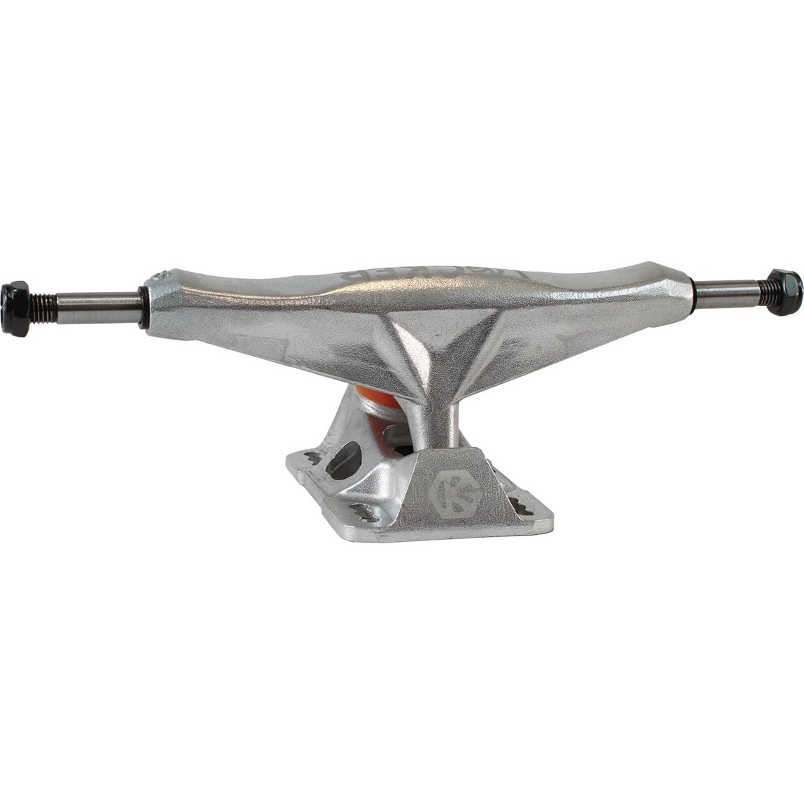 Grind King Locker Raw Silver スケートボード トラック 5.8 Hanger 8.5 Axle 1イ...
