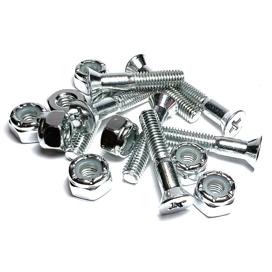 BasqueバスクのGrind King Truck Co. Locker スケートボード トラック 5.8 Hanger 8.5 Axle ビスセット Battleship Grey｜アングル3