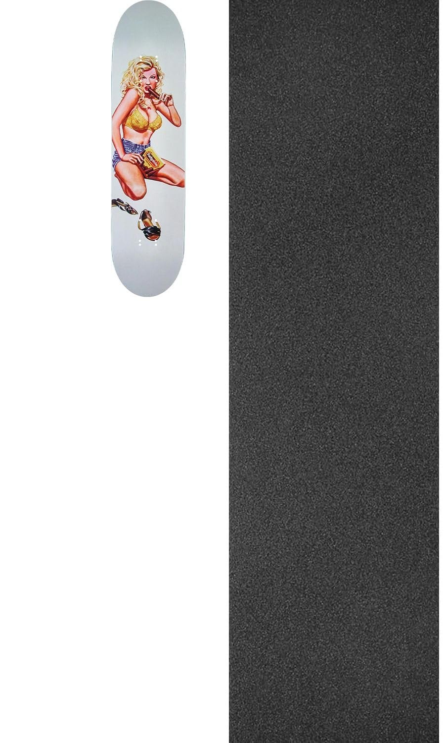 World Industries Kareem Campbell Fudgesicle White スケートボード デッキ 7.7" x 31.3" Jessup グリップテープ セット