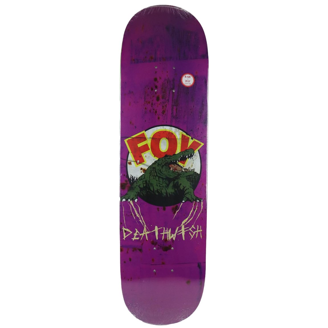 BasqueバスクのDeathwish Jamie Foy Spring Break Purple スケートボード コンプリート 8.125