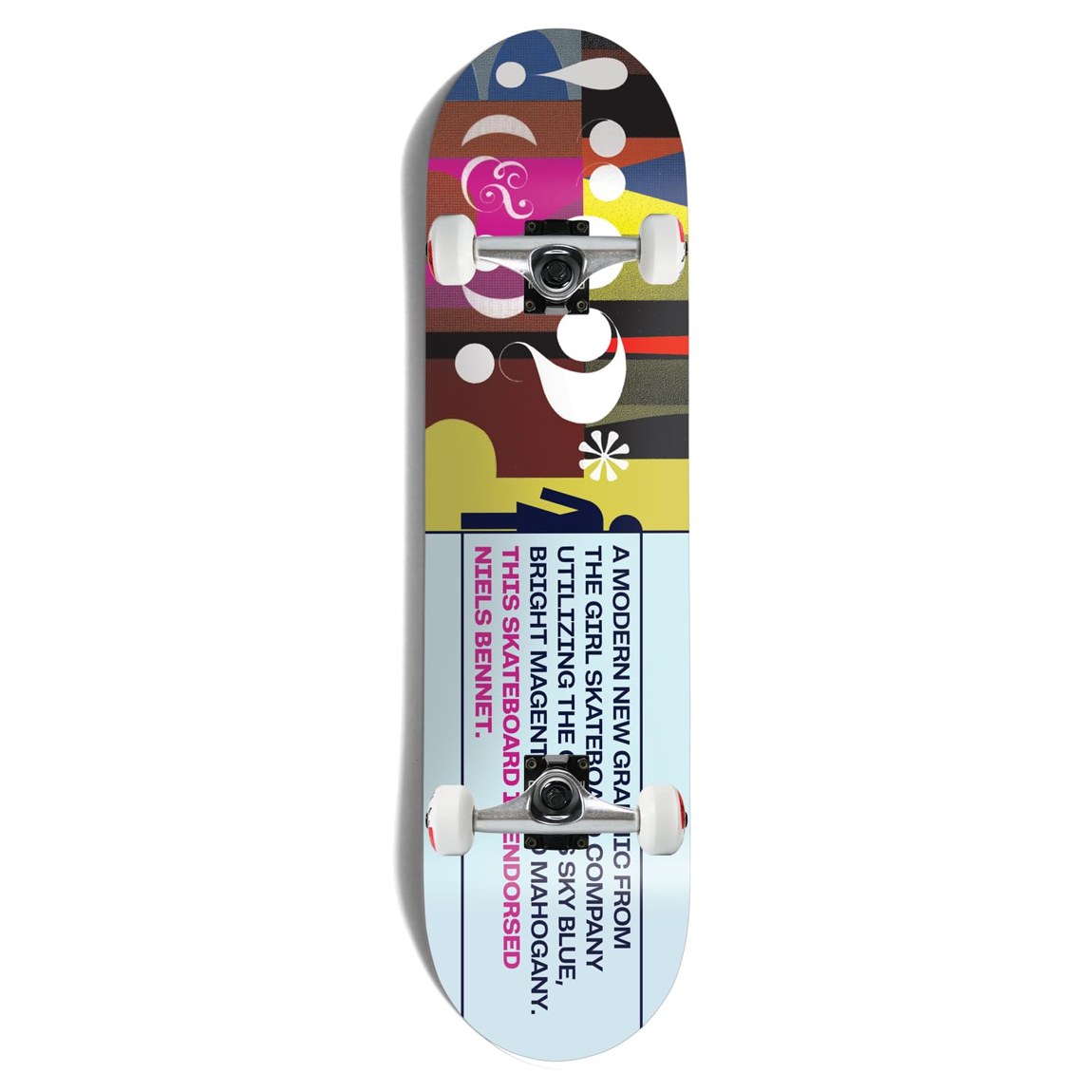Girl Skateboard Bennett Follies 8.5" x 32" スケートボード コンプリート 完成品