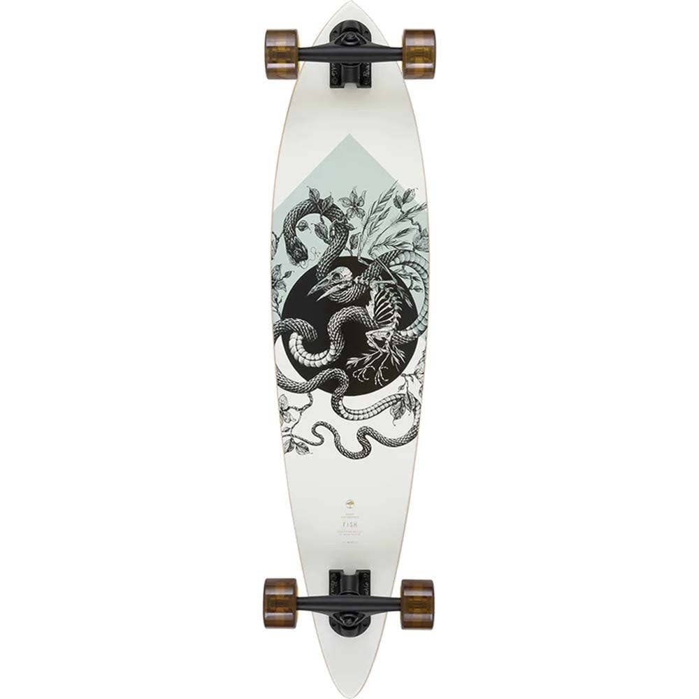Arbor Fish Bamboo ロングボード クルーザー 37 x 8.5インチ 完成品 コンプリート