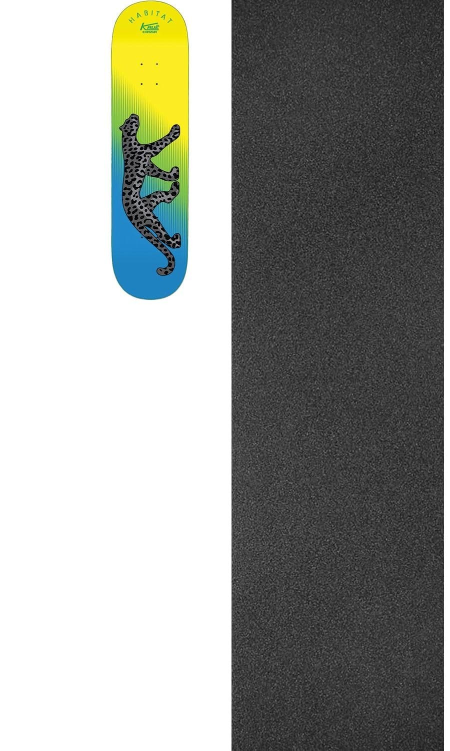 PRODUCT DETAILS Habitat Skateboards Kaue Cossa Onca スケートボード デッキ 8.25インチ Jessupグリップテープ セット【商品仕様】・ 種別：スケートボード デッキ（グリップテープ1枚付属）・ デッキ幅：8.25インチ（約20.95cm）・ デッキ長：32.25インチ（約81.91cm）・ 付属グリップテープ：Jessup Grip Tape（ブラック）・ 対象：初心者からプロまで【特徴】・ Habitat SkateboardsのKaue Cossa Oncaモデルのデッキです。・ 標準的なストリート・パーク向けの形状で、幅広いスキルレベルに対応します。・ スケートトラックを取り付けるための穴が加工済みです。・ 定番のJessupグリップテープがセットになった、組み立てに便利なパッケージです。【ご注意】・ 海外並行輸入品のため、付属の説明書がある場合は英語表記となります。 ■ 商品について 海外輸入品（説明書は英語表記の場合あり） ■ ご注意 ・掲載画像は実物に近い色味になるよう調整しておりますが、ご利用の環境により差異が生じる場合があります。・複数店舗で在庫を共有しているため、ご注文後に在庫切れとなる場合がございます。 ■ 納期について お届けの目安を必ずご確認ください。 海外正規ルート仕入れ品 海外ブランド ▼ 海外正規ブランド店 正規代理店 ▼ 当 店 ※本商品は並行輸入品です 製造元は正規品と同一のブランド・メーカーです。当店では海外正規ルートより仕入れた商品を取り扱っております。流通ルートが異なるのみで、商品自体に違いはございません。 ── 当店の商品について ── 正規品のみ取り扱い 海外正規店・正規代理店から商品を直接仕入れ、国内に輸入して販売しております。 日本未入荷・海外限定モデルも多数 日本未入荷・海外限定モデルも多数取り扱っております。サイズ・カラー違いや海外限定で販売された製品など、日本では手に入りにくいアイテムをお届けいたします。 お求めやすい価格の理由 海外市場での価格差や流通ルートの違いにより、国内販売価格よりお求めやすくなっております。品質はそのままに、よりお手頃な価格でお届けいたします。 安心保証 ご使用前に万が一、製品に不具合がございました場合は、交換または商品代金のご返金にて対応させていただきます。商品到着後5日以内にご連絡ください。 ご注意 海外からの輸入品となります。海外輸送のため、外箱に軽微なスレ等がある場合がございますが、商品本体には影響ございません。 ※在庫状況は仕入先の在庫情報をもとに出来る限り正確に表示しておりますが、取寄せ商品のため、タイミングによりご注文後に欠品・キャンセルとなる場合がございます。 お探しの商品がございましたら、お気軽にご相談ください。