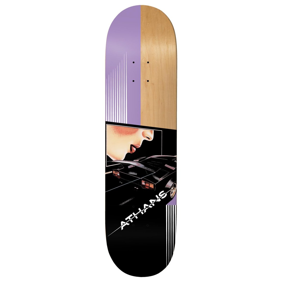 BasqueバスクのDeathwish Chris Athans Redline スケートボード コンプリート 8.25 x 31.5 インチ｜アングル2