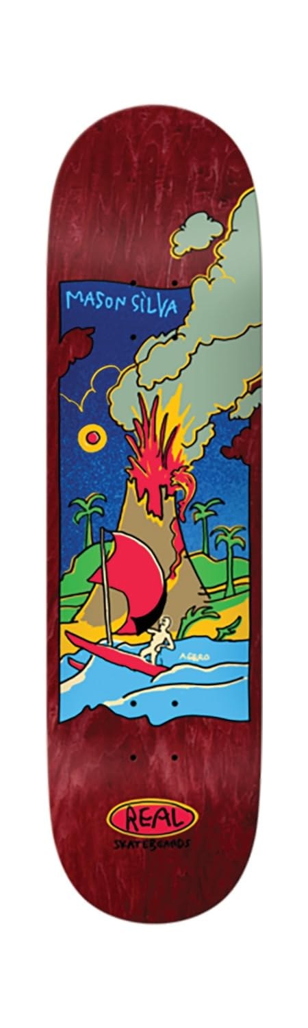 Real Skateboards Mason Silva Volcano スケートボード デッキ 8.25インチ