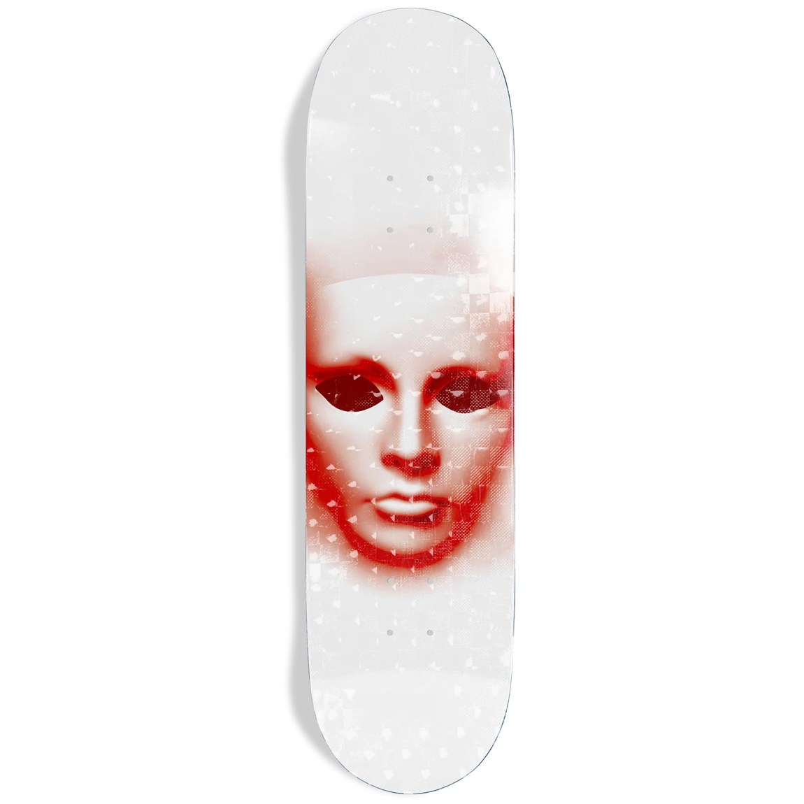 Opera Skateboard Assembly Face White 3D Checkers スケートボード コンプリート ...