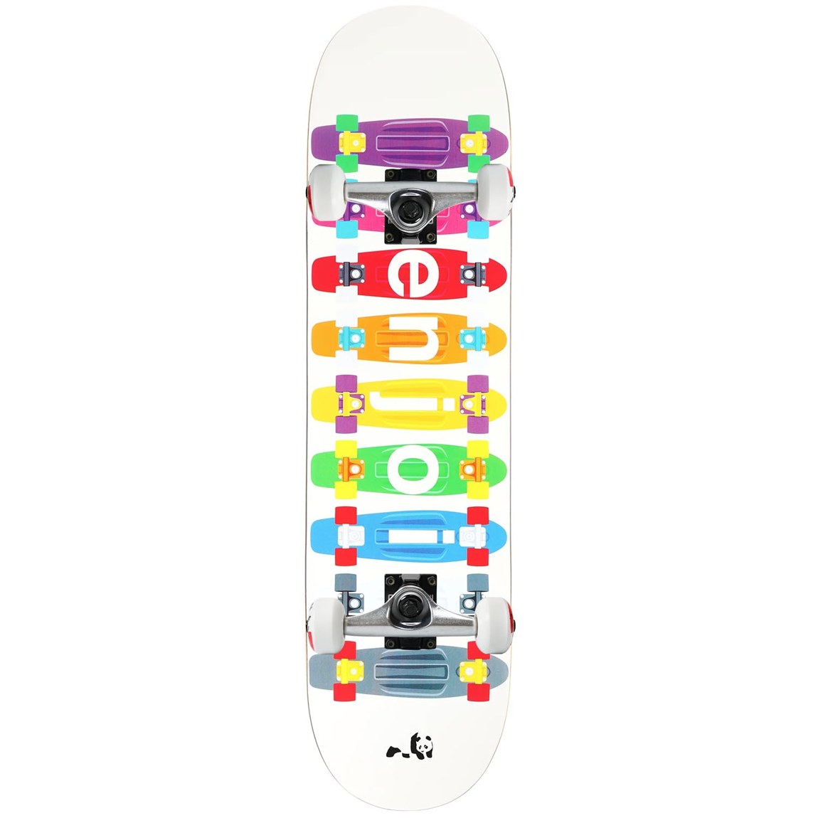 PRODUCT DETAILS Enjoi Big Box Plastic Spectrum スケートボード コンプリート 8.25" x 32"【商品仕様】・ 種別：スケートボード コンプリート（完成品）・ デッキサイズ：8.25インチ×32インチ（約20.9cm×81.2cm）・ ホイールベース：14.25インチ（約36.2cm）・ 素材：100%北米産メイプル 7プライ（Resin7 Construction）・ トラック：Core製アルミトラック・ ウィール：52mm 99A・ ベアリング：Amp Bearings (Abec 5相当)【特徴】・ 北米産メイプルをエポキシ樹脂で接着し、1本ずつ個別にプレスするResin7構造により耐久性を高めています。・ 軽量で頑丈なCoreブランドのアルミトラックと、高い反発性を持つUSA製ブッシュを採用しています。・ ウィールはストリートとパークの両方に適した52mm 99Aサイズを装備しています。・ 初心者からプロまで、あらゆるスキルレベルの方に適した汎用性の高いセッティングです。・ メーカー仕様に基づき専門スタッフにより組み立て済みのため、届いてすぐに使用可能です。【ご注意】・ 海外並行輸入品のため、付属の説明書がある場合は英語表記となります。 ■ 商品について 海外輸入品（説明書は英語表記の場合あり） ■ ご注意 ・掲載画像は実物に近い色味になるよう調整しておりますが、ご利用の環境により差異が生じる場合があります。・複数店舗で在庫を共有しているため、ご注文後に在庫切れとなる場合がございます。 ■ 納期について お届けの目安を必ずご確認ください。 海外正規ルート仕入れ品 海外ブランド ▼ 海外正規ブランド店 正規代理店 ▼ 当 店 ※本商品は並行輸入品です 製造元は正規品と同一のブランド・メーカーです。当店では海外正規ルートより仕入れた商品を取り扱っております。流通ルートが異なるのみで、商品自体に違いはございません。 ── 当店の商品について ── 正規品のみ取り扱い 海外正規店・正規代理店から商品を直接仕入れ、国内に輸入して販売しております。 日本未入荷・海外限定モデルも多数 日本未入荷・海外限定モデルも多数取り扱っております。サイズ・カラー違いや海外限定で販売された製品など、日本では手に入りにくいアイテムをお届けいたします。 お求めやすい価格の理由 海外市場での価格差や流通ルートの違いにより、国内販売価格よりお求めやすくなっております。品質はそのままに、よりお手頃な価格でお届けいたします。 安心保証 ご使用前に万が一、製品に不具合がございました場合は、交換または商品代金のご返金にて対応させていただきます。商品到着後5日以内にご連絡ください。 ご注意 海外からの輸入品となります。海外輸送のため、外箱に軽微なスレ等がある場合がございますが、商品本体には影響ございません。 ※在庫状況は仕入先の在庫情報をもとに出来る限り正確に表示しておりますが、取寄せ商品のため、タイミングによりご注文後に欠品・キャンセルとなる場合がございます。 お探しの商品がございましたら、お気軽にご相談ください。