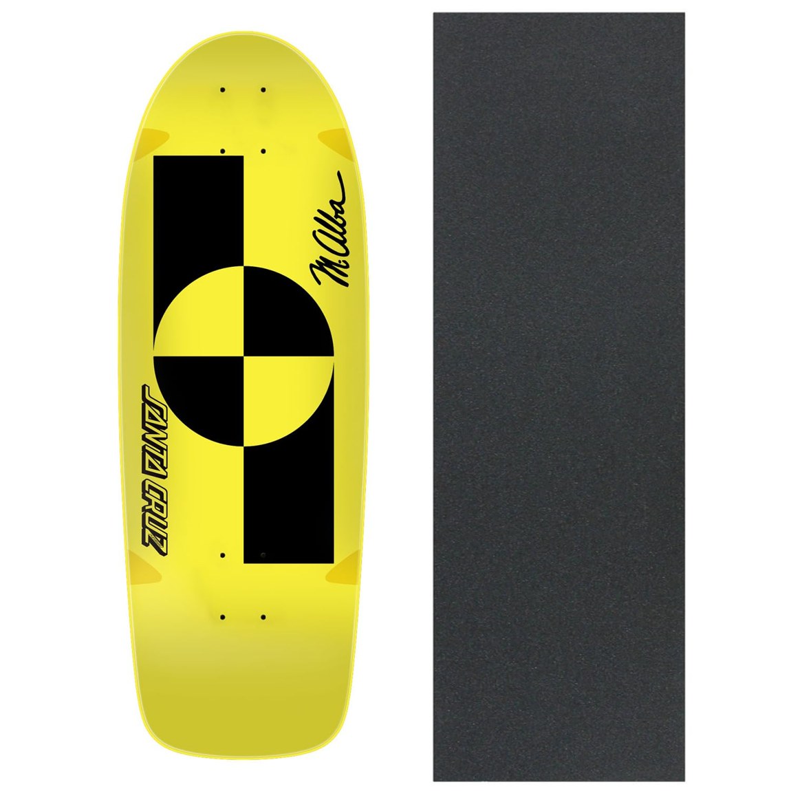 Santa Cruz Malba Crash Test Reissue スケートボード デッキ 10.03 x 29.35 インチ 復刻モデル グリップテープ付属