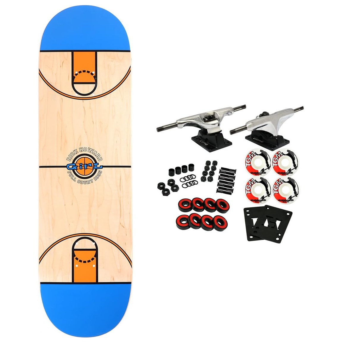 Girl Skateboards Howard Full Court スケートボード コンプリート セット 9.0" x 32"