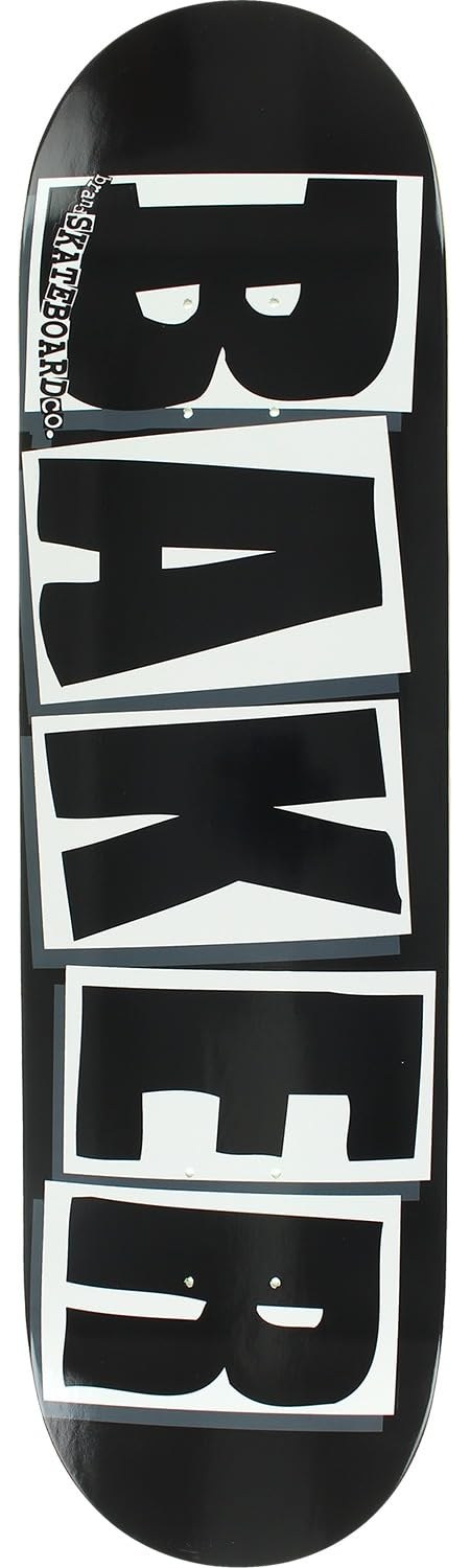 Baker Brand Logo スケートボード デッキ 8.47インチ BLK/WHT ブラック ホワイト