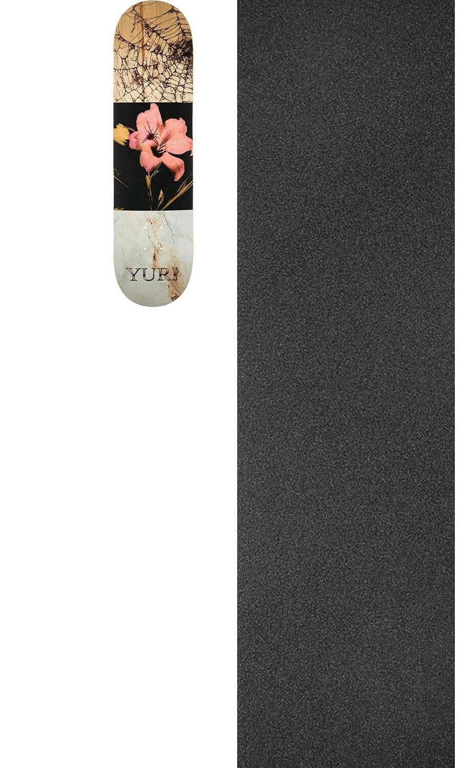 PRODUCT DETAILS Deathwish Yuri Facchini Memorial スケートボード デッキ 8.12インチ 8.12" x 31.5" Jessup グリップテープ セット【商品仕様】・ 種別：スケートボード デッキ（グリップテープ付属）・ デッキ幅：8.12インチ（約20.62cm）・ デッキ長：31.5インチ（約80.01cm）・ セット内容：デッキ1枚、Jessup グリップテープ（ブラック）1枚・ 対象：初心者からプロまで【特徴】・ Deathwish SkateboardsのYuri Facchiniメモリアルモデルのデッキです。・ 初心者からプロフェッショナルまで、あらゆるスキルレベルの方に適した仕様です。・ トラック取り付け用の穴が加工済みで、組み立てがスムーズに行えます。・ 高い信頼性を誇るJessupブランドのグリップテープがセットになっています。【ご注意】・ 海外並行輸入品のため、付属の説明書がある場合は英語表記となります。 ■ 商品について 海外輸入品（説明書は英語表記の場合あり） ■ ご注意 ・掲載画像は実物に近い色味になるよう調整しておりますが、ご利用の環境により差異が生じる場合があります。・複数店舗で在庫を共有しているため、ご注文後に在庫切れとなる場合がございます。 ■ 納期について お届けの目安を必ずご確認ください。 海外正規ルート仕入れ品 海外ブランド ▼ 海外正規ブランド店 正規代理店 ▼ 当 店 ※本商品は並行輸入品です 製造元は正規品と同一のブランド・メーカーです。当店では海外正規ルートより仕入れた商品を取り扱っております。流通ルートが異なるのみで、商品自体に違いはございません。 ── 当店の商品について ── 正規品のみ取り扱い 海外正規店・正規代理店から商品を直接仕入れ、国内に輸入して販売しております。 日本未入荷・海外限定モデルも多数 日本未入荷・海外限定モデルも多数取り扱っております。サイズ・カラー違いや海外限定で販売された製品など、日本では手に入りにくいアイテムをお届けいたします。 お求めやすい価格の理由 海外市場での価格差や流通ルートの違いにより、国内販売価格よりお求めやすくなっております。品質はそのままに、よりお手頃な価格でお届けいたします。 安心保証 ご使用前に万が一、製品に不具合がございました場合は、交換または商品代金のご返金にて対応させていただきます。商品到着後5日以内にご連絡ください。 ご注意 海外からの輸入品となります。海外輸送のため、外箱に軽微なスレ等がある場合がございますが、商品本体には影響ございません。 ※在庫状況は仕入先の在庫情報をもとに出来る限り正確に表示しておりますが、取寄せ商品のため、タイミングによりご注文後に欠品・キャンセルとなる場合がございます。 お探しの商品がございましたら、お気軽にご相談ください。