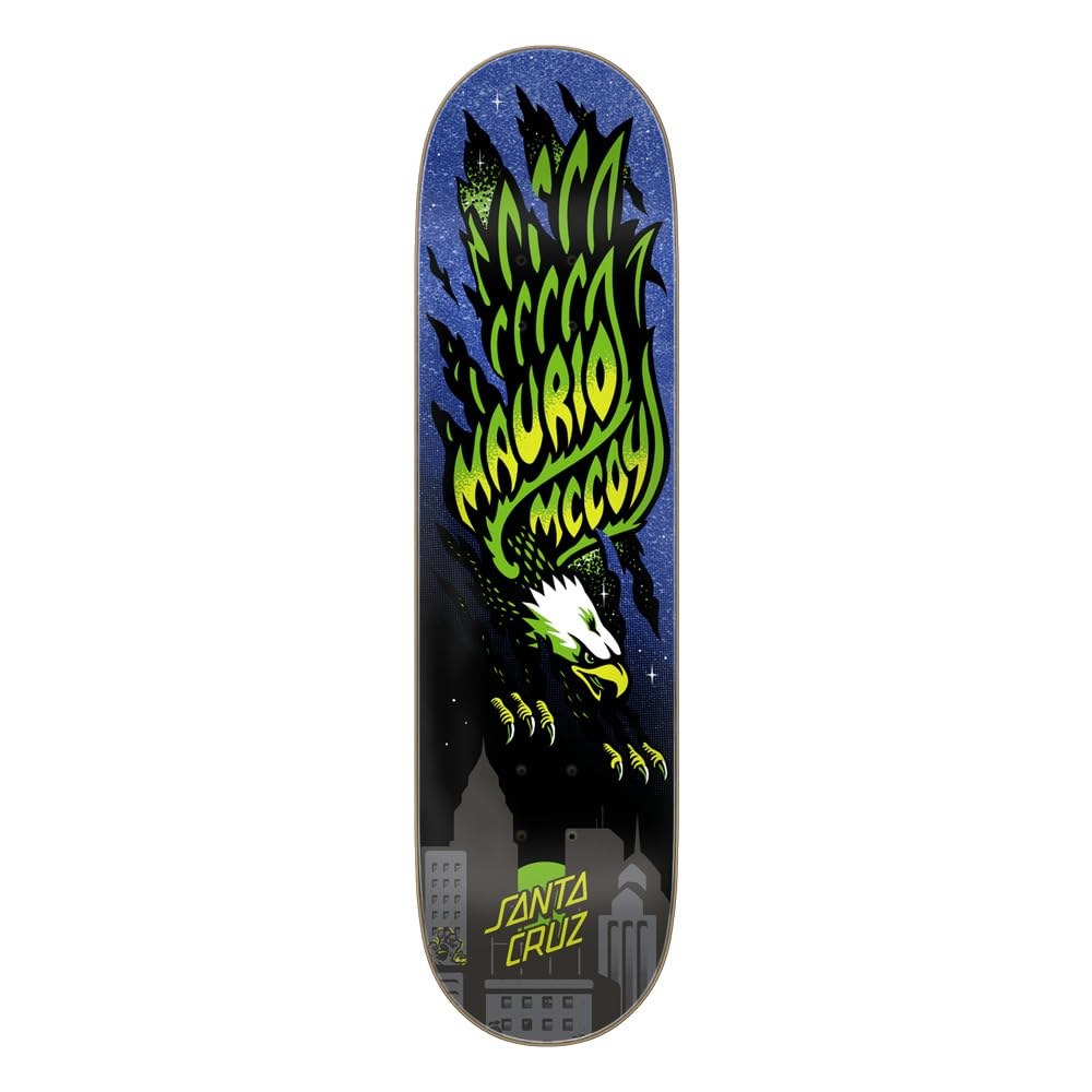 PRODUCT DETAILS SANTA CRUZ McCoy Ripping Eagle VX Twin デッキ 8.25in x 31.83in スケートボードデッキ【商品仕様】・ 種別：スケートボードデッキ・ ブランド：SANTA CRUZ・ モデル：McCoy Ripping Eagle VX Twin・ デッキ幅：8.25インチ（約20.96cm）・ デッキ長：31.83インチ（約80.85cm）・ 素材：VXテクノロジー（5層の北米産メイプルと2層の強化素材）【特徴】・ 通常の7層デッキよりも薄く、かつ高い強度と反発力を兼ね備えたVXテクノロジーを採用しています。・ ノーズとテールが同様の形状を持つTwinチップデザインにより、スイッチスタンスでの操作性が向上しています。・ プロライダー Maurio McCoy（マリオ・マッコイ）のシグネチャーモデルです。・ ストリートからパークまで、テクニカルなライディングに対応する設計となっています。【ご注意】・ 海外並行輸入品のため、付属の説明書がある場合は英語表記となります。 ■ 商品について 海外輸入品（説明書は英語表記の場合あり） ■ ご注意 ・掲載画像は実物に近い色味になるよう調整しておりますが、ご利用の環境により差異が生じる場合があります。・複数店舗で在庫を共有しているため、ご注文後に在庫切れとなる場合がございます。 ■ 納期について お届けの目安を必ずご確認ください。 海外正規ルート仕入れ品 海外ブランド ▼ 海外正規ブランド店 正規代理店 ▼ 当 店 ※本商品は並行輸入品です 製造元は正規品と同一のブランド・メーカーです。当店では海外正規ルートより仕入れた商品を取り扱っております。流通ルートが異なるのみで、商品自体に違いはございません。 ── 当店の商品について ── 正規品のみ取り扱い 海外正規店・正規代理店から商品を直接仕入れ、国内に輸入して販売しております。 日本未入荷・海外限定モデルも多数 日本未入荷・海外限定モデルも多数取り扱っております。サイズ・カラー違いや海外限定で販売された製品など、日本では手に入りにくいアイテムをお届けいたします。 お求めやすい価格の理由 海外市場での価格差や流通ルートの違いにより、国内販売価格よりお求めやすくなっております。品質はそのままに、よりお手頃な価格でお届けいたします。 安心保証 ご使用前に万が一、製品に不具合がございました場合は、交換または商品代金のご返金にて対応させていただきます。商品到着後5日以内にご連絡ください。 ご注意 海外からの輸入品となります。海外輸送のため、外箱に軽微なスレ等がある場合がございますが、商品本体には影響ございません。 ※在庫状況は仕入先の在庫情報をもとに出来る限り正確に表示しておりますが、取寄せ商品のため、タイミングによりご注文後に欠品・キャンセルとなる場合がございます。 お探しの商品がございましたら、お気軽にご相談ください。