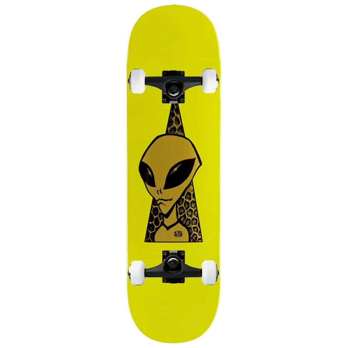 PRODUCT DETAILS Alien Workshop Yaje Popson Visitor Gold スケートボード コンプリート 8.75" x 32.5"【商品仕様】・ 種別：スケートボード コンプリート（完成品）・ デッキ幅：8.75インチ（約22.22cm）・ デッキ長さ：32.5インチ（約82.55cm）・ ホイールベース：14.625インチ（約37.15cm）・ 素材：7層北米メイプル・ トラック：Core製アルミトラック（Grade 8スチール製キングピン採用）・ ウィール：52mm 99A TGMロゴウィール・ ベアリング：Amp ABEC 5・ グリップテープ：Black Diamond製ブラック・ 対象：初心者からプロレベルまで【特徴】・ プロモデルであるYaje Popson Visitorシリーズのデッキを使用したコンプリートセットです。・ デッキ材には耐久性に優れた北米産メイプルを使用し、形状は汎用性の高いミディアムコンケーブです。・ 52mm 99Aのウィールを装備しており、ストリート走行からパークでのトリックまで幅広く対応します。・ 軽量なCoreトラックやメンテナンス性の高いAmpベアリングなど、各パーツに専用品を構成しています。・ メーカー仕様に基づき組み立てられた状態でお手元に届くため、すぐにご使用いただけます。【ご注意】・ 海外並行輸入品のため、付属の説明書がある場合は英語表記となります。 ■ 商品について 海外輸入品（説明書は英語表記の場合あり） ■ ご注意 ・掲載画像は実物に近い色味になるよう調整しておりますが、ご利用の環境により差異が生じる場合があります。・複数店舗で在庫を共有しているため、ご注文後に在庫切れとなる場合がございます。 ■ 納期について お届けの目安を必ずご確認ください。 海外正規ルート仕入れ品 海外ブランド ▼ 海外正規ブランド店 正規代理店 ▼ 当 店 ※本商品は並行輸入品です 製造元は正規品と同一のブランド・メーカーです。当店では海外正規ルートより仕入れた商品を取り扱っております。流通ルートが異なるのみで、商品自体に違いはございません。 ── 当店の商品について ── 正規品のみ取り扱い 海外正規店・正規代理店から商品を直接仕入れ、国内に輸入して販売しております。 日本未入荷・海外限定モデルも多数 日本未入荷・海外限定モデルも多数取り扱っております。サイズ・カラー違いや海外限定で販売された製品など、日本では手に入りにくいアイテムをお届けいたします。 お求めやすい価格の理由 海外市場での価格差や流通ルートの違いにより、国内販売価格よりお求めやすくなっております。品質はそのままに、よりお手頃な価格でお届けいたします。 安心保証 ご使用前に万が一、製品に不具合がございました場合は、交換または商品代金のご返金にて対応させていただきます。商品到着後5日以内にご連絡ください。 ご注意 海外からの輸入品となります。海外輸送のため、外箱に軽微なスレ等がある場合がございますが、商品本体には影響ございません。 ※在庫状況は仕入先の在庫情報をもとに出来る限り正確に表示しておりますが、取寄せ商品のため、タイミングによりご注文後に欠品・キャンセルとなる場合がございます。 お探しの商品がございましたら、お気軽にご相談ください。