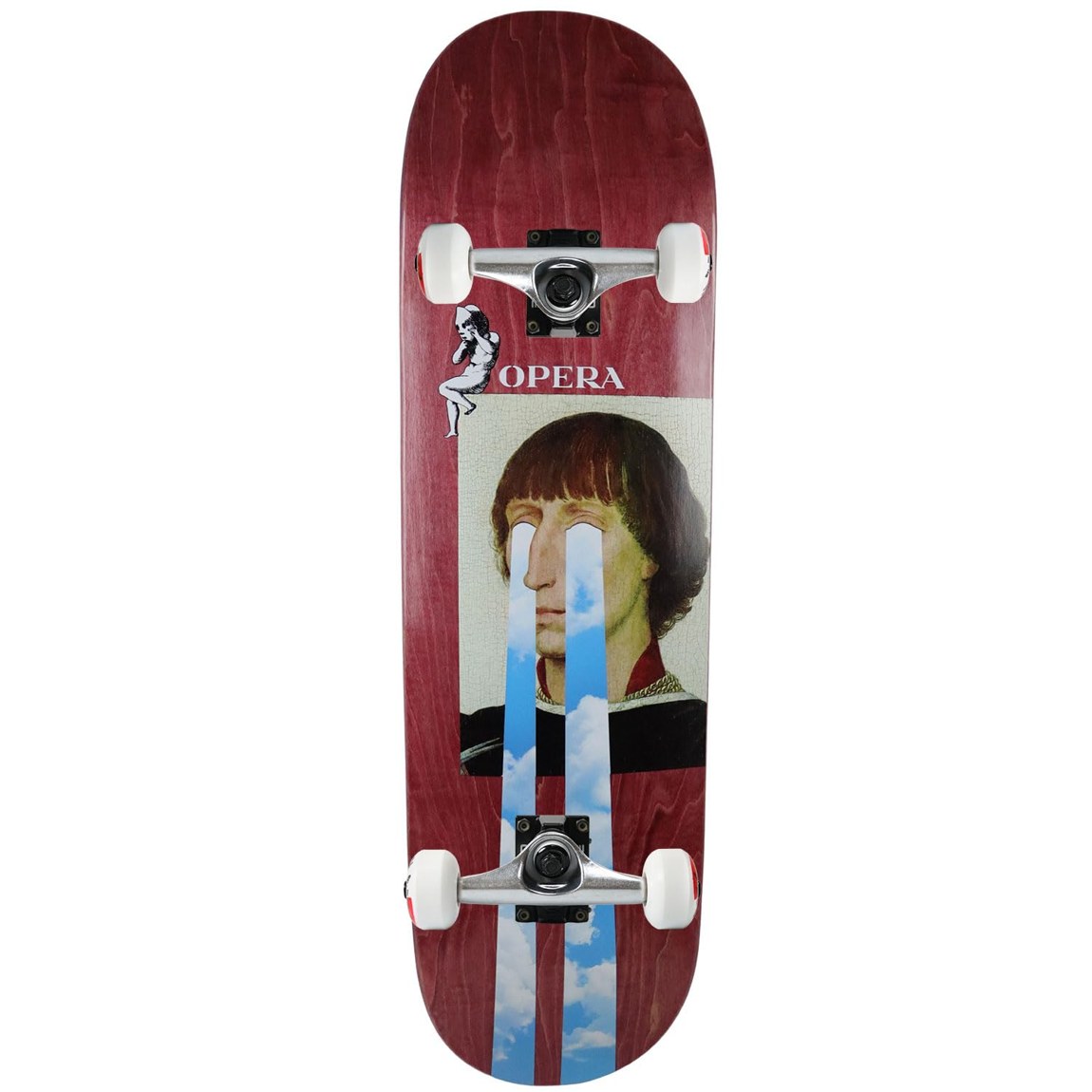 PRODUCT DETAILS Opera Rider Stock Jeff Rasp Drama Maroon スケートボード コンプリート 8.625 x 32.2 インチ【商品仕様】・ 種別：スケートボード コンプリート（完成品）・ デッキサイズ：8.625 x 32.2 インチ (約21.9 x 81.8 cm)・ ホイールベース：14.25 インチ (約36.2 cm)・ トラック：Core製 アルミ合金（グレード8スチール製キングピン/アクスル）・ ウィール：52mm 99A（ストリート・パーク向け）・ ベアリング：Amp Bearings (Abec 5相当)・ 組み立て：メーカー仕様による組み立て済み【特徴】・ プロライダーJeff Raspのために特別に設計されたサイズと仕様を再現したモデルです。・ ストリートからパークまで幅広く対応する52mm/99Aのウィールを装備しています。・ 耐久性に優れたCore製トラックと、オイル潤滑されたAmpベアリングがスムーズな滑りをサポートします。・ ライダーストック仕様のため、トップ（足の乗る面）のグラフィックはなく、ウッドステインの色は個体により異なります。・ 初心者からプロレベルまで、あらゆるスキルレベルの方にお使いいただける完成品セットアップです。【ご注意】・ 海外並行輸入品のため、付属の説明書がある場合は英語表記となります。 ■ 商品について 海外輸入品（説明書は英語表記の場合あり） ■ ご注意 ・掲載画像は実物に近い色味になるよう調整しておりますが、ご利用の環境により差異が生じる場合があります。・複数店舗で在庫を共有しているため、ご注文後に在庫切れとなる場合がございます。 ■ 納期について お届けの目安を必ずご確認ください。 海外正規ルート仕入れ品 海外ブランド ▼ 海外正規ブランド店 正規代理店 ▼ 当 店 ※本商品は並行輸入品です 製造元は正規品と同一のブランド・メーカーです。当店では海外正規ルートより仕入れた商品を取り扱っております。流通ルートが異なるのみで、商品自体に違いはございません。 ── 当店の商品について ── 正規品のみ取り扱い 海外正規店・正規代理店から商品を直接仕入れ、国内に輸入して販売しております。 日本未入荷・海外限定モデルも多数 日本未入荷・海外限定モデルも多数取り扱っております。サイズ・カラー違いや海外限定で販売された製品など、日本では手に入りにくいアイテムをお届けいたします。 お求めやすい価格の理由 海外市場での価格差や流通ルートの違いにより、国内販売価格よりお求めやすくなっております。品質はそのままに、よりお手頃な価格でお届けいたします。 安心保証 ご使用前に万が一、製品に不具合がございました場合は、交換または商品代金のご返金にて対応させていただきます。商品到着後5日以内にご連絡ください。 ご注意 海外からの輸入品となります。海外輸送のため、外箱に軽微なスレ等がある場合がございますが、商品本体には影響ございません。 ※在庫状況は仕入先の在庫情報をもとに出来る限り正確に表示しておりますが、取寄せ商品のため、タイミングによりご注文後に欠品・キャンセルとなる場合がございます。 お探しの商品がございましたら、お気軽にご相談ください。