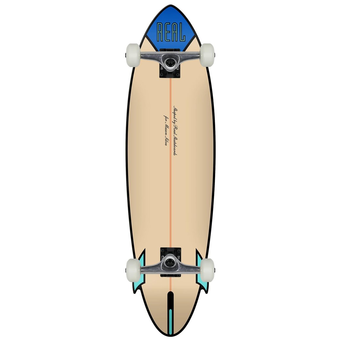 Real Skateboard Mason Speed Egg CNC Cruiser 9.25" X 34" コンプリート スケートボード クルーザー
