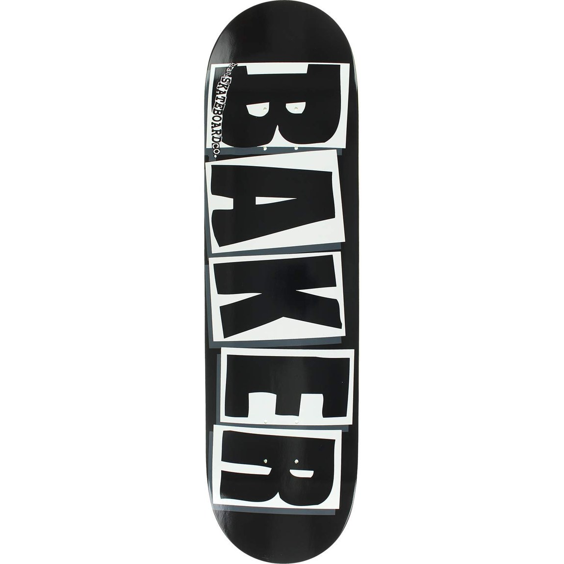 PRODUCT DETAILS Baker Brand Logo スケートボード デッキ 8.12インチ Black/White 1インチ ビスセット付属【商品仕様】・ ブランド：Baker・ モデル：Brand Logo・ 種別：スケートボード デッキ・ デッキ幅：8.12インチ (約20.62cm)・ カラー：Black/White・ 付属品：1インチ プラスビス・ナットセット（Hardware）・ 備考：グリップテープ（デッキテープ）は付属しておりません。別途お買い求めが必要です。【特徴】・ Bakerを象徴するブランドロゴが施された定番のモデル。・ ストリートやパークでのライディングに適したスタンダードな形状。・ デッキ新調時にそのまま使用可能な1インチのハードウェアセットが付属。【ご注意】・ 海外並行輸入品のため、付属の説明書がある場合は英語表記となります。 ■ 商品について 海外輸入品（説明書は英語表記の場合あり） ■ ご注意 ・掲載画像は実物に近い色味になるよう調整しておりますが、ご利用の環境により差異が生じる場合があります。・複数店舗で在庫を共有しているため、ご注文後に在庫切れとなる場合がございます。 ■ 納期について お届けの目安を必ずご確認ください。 海外正規ルート仕入れ品 海外ブランド ▼ 海外正規ブランド店 正規代理店 ▼ 当 店 ※本商品は並行輸入品です 製造元は正規品と同一のブランド・メーカーです。当店では海外正規ルートより仕入れた商品を取り扱っております。流通ルートが異なるのみで、商品自体に違いはございません。 ── 当店の商品について ── 正規品のみ取り扱い 海外正規店・正規代理店から商品を直接仕入れ、国内に輸入して販売しております。 日本未入荷・海外限定モデルも多数 日本未入荷・海外限定モデルも多数取り扱っております。サイズ・カラー違いや海外限定で販売された製品など、日本では手に入りにくいアイテムをお届けいたします。 お求めやすい価格の理由 海外市場での価格差や流通ルートの違いにより、国内販売価格よりお求めやすくなっております。品質はそのままに、よりお手頃な価格でお届けいたします。 安心保証 ご使用前に万が一、製品に不具合がございました場合は、交換または商品代金のご返金にて対応させていただきます。商品到着後5日以内にご連絡ください。 ご注意 海外からの輸入品となります。海外輸送のため、外箱に軽微なスレ等がある場合がございますが、商品本体には影響ございません。 ※在庫状況は仕入先の在庫情報をもとに出来る限り正確に表示しておりますが、取寄せ商品のため、タイミングによりご注文後に欠品・キャンセルとなる場合がございます。 お探しの商品がございましたら、お気軽にご相談ください。