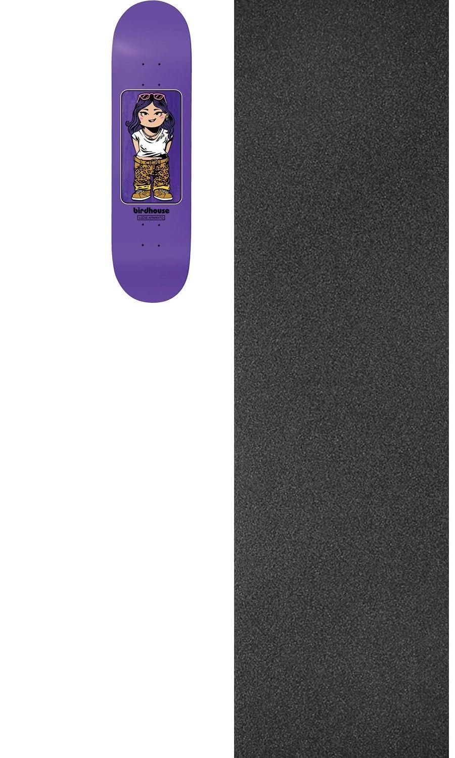 Birdhouse Skateboards Lizzie Armanto Toybox スケートボード デッキ 8.0インチ Jessup グリップテープ セット