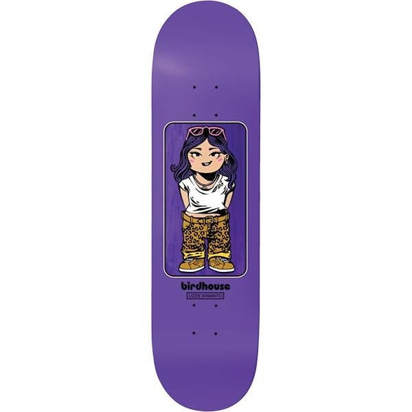 BasqueバスクのBirdhouse Skateboards Lizzie Armanto Toybox スケートボード デッキ 8.0インチ Jessup グリップテープ セット｜アングル2