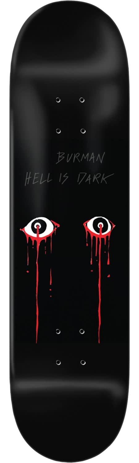 Zero Skateboards Dane Burman x Pitch Canker Hell is Dark スケートボード デッキ 8.62インチ