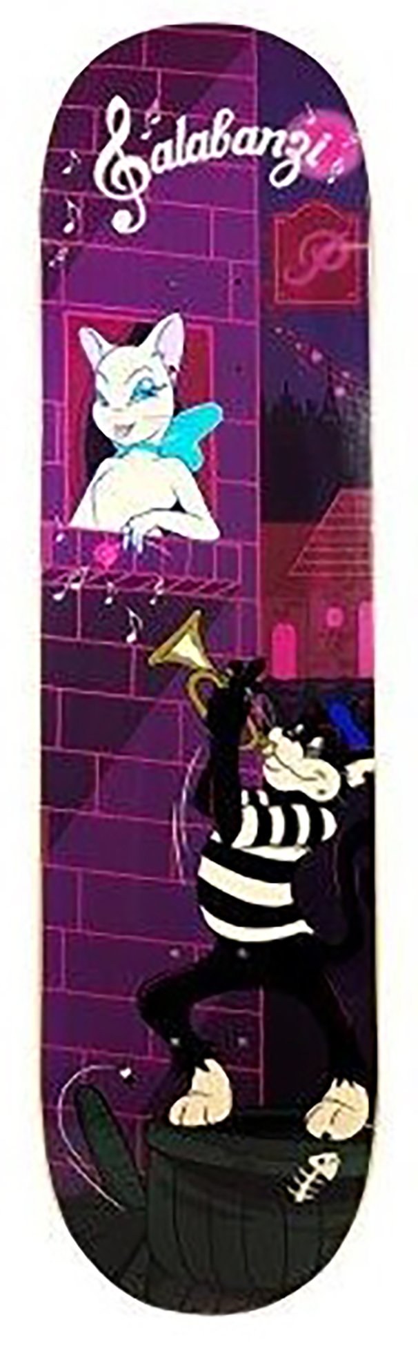 PRODUCT DETAILS Primitive Bastin Salabanzi Jazz Cats スケートボード デッキ 8.1インチ【商品仕様】・ ブランド：Primitive (プリミティブ)・ 種別：スケートボード デッキ・ デッキ幅：8.1インチ (約20.57cm)・ デッキ長：32インチ (約81.28cm)・ 付属品：グリップテープ (JESSUP 9x33インチ)【特徴】・ Bastin Salabanzi（バスティン・サラバンジ）のシグネチャーモデルです。・ ストリートやパークでの使用に適した、コントロール性の高いスタンダードな形状です。・ デッキトップ（面）の染色カラーはアソートのため、個体により色が異なります。・ 貼り付け前のグリップテープ（デッキテープ）が1枚付属します。【ご注意】・ 輸入時の過程でシュリンクの破れや本体に軽微な傷が生じている場合がございますが、使用上の問題はございません。・ 海外並行輸入品のため、付属の説明書がある場合は英語表記となります。 ■ 商品について 海外輸入品（説明書は英語表記の場合あり） ■ ご注意 ・掲載画像は実物に近い色味になるよう調整しておりますが、ご利用の環境により差異が生じる場合があります。・複数店舗で在庫を共有しているため、ご注文後に在庫切れとなる場合がございます。 ■ 納期について お届けの目安を必ずご確認ください。 海外正規ルート仕入れ品 海外ブランド ▼ 海外正規ブランド店 正規代理店 ▼ 当 店 ※本商品は並行輸入品です 製造元は正規品と同一のブランド・メーカーです。当店では海外正規ルートより仕入れた商品を取り扱っております。流通ルートが異なるのみで、商品自体に違いはございません。 ── 当店の商品について ── 正規品のみ取り扱い 海外正規店・正規代理店から商品を直接仕入れ、国内に輸入して販売しております。 日本未入荷・海外限定モデルも多数 日本未入荷・海外限定モデルも多数取り扱っております。サイズ・カラー違いや海外限定で販売された製品など、日本では手に入りにくいアイテムをお届けいたします。 お求めやすい価格の理由 海外市場での価格差や流通ルートの違いにより、国内販売価格よりお求めやすくなっております。品質はそのままに、よりお手頃な価格でお届けいたします。 安心保証 ご使用前に万が一、製品に不具合がございました場合は、交換または商品代金のご返金にて対応させていただきます。商品到着後5日以内にご連絡ください。 ご注意 海外からの輸入品となります。海外輸送のため、外箱に軽微なスレ等がある場合がございますが、商品本体には影響ございません。 ※在庫状況は仕入先の在庫情報をもとに出来る限り正確に表示しておりますが、取寄せ商品のため、タイミングによりご注文後に欠品・キャンセルとなる場合がございます。 お探しの商品がございましたら、お気軽にご相談ください。