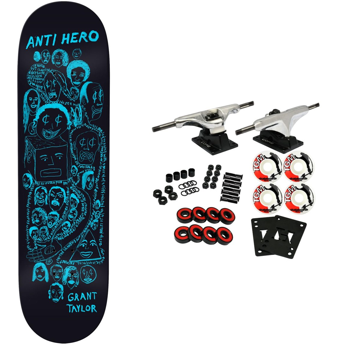 Anti Hero Grant Taylor Expressions DBX Black 8.38