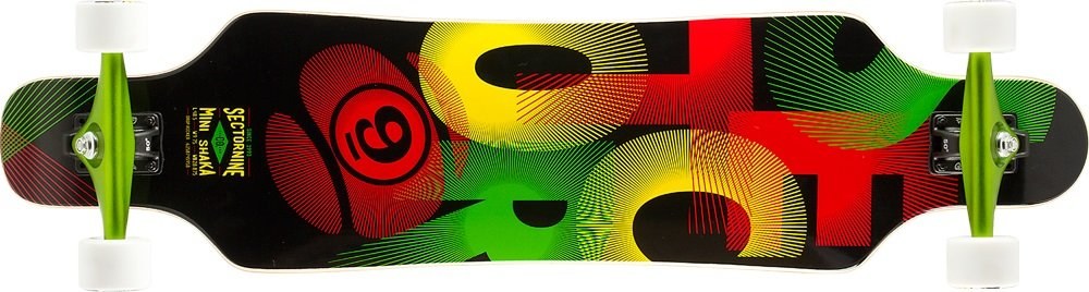 Sector 9 Mini Shaka Complete Longboard 9.75 x 40.5 inch ロングボード コンプリ...