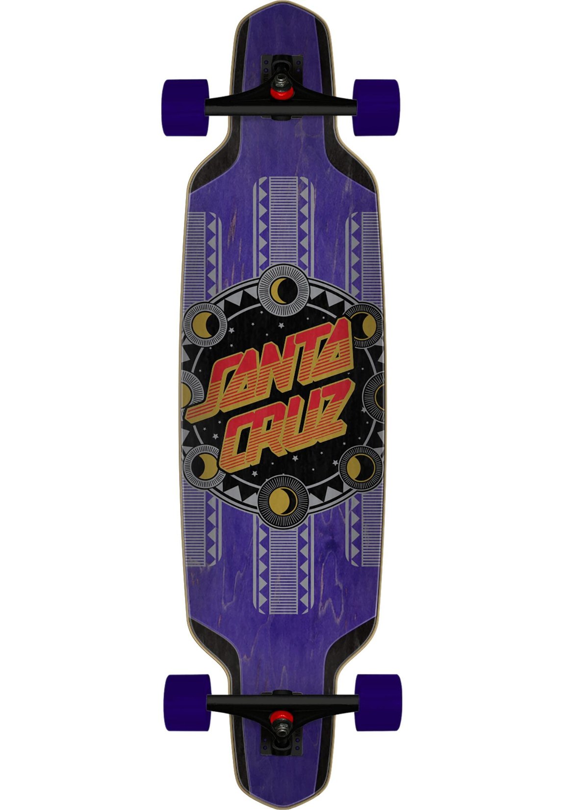 PRODUCT DETAILS Santa Cruz Phase Dot Drop Down Cruzer スケートボード クルーザー 9.50インチ x 37.52インチ【商品仕様】・ 種別：ロングボード / クルーザー（完成品）・ デッキサイズ：9.50 x 37.52 インチ（約24.13 x 95.30 cm）・ トラック：160mm RKP Bullet トラック・ ウィール：66mm Slime Balls ウィール・ 形状：ドロップダウン【特徴】・ 地面に近い低重心な設計のドロップダウン形状により、走行時の安定性に優れています。・ ウィールウェルを備えており、深いターン時でもデッキとウィールの接触（ウィールバイト）を軽減します。・ 旋回性能の高い160mm RKP（リバースキングピン）Bulletトラックを搭載しています。・ グリップ力と走行性能を兼ね備えた66mm Slime Ballsウィールを装備しています。・ 安定感があるため、街乗りや長距離のクルージングに適したモデルです。【ご注意】・ 海外並行輸入品のため、付属の説明書がある場合は英語表記となります。 ■ 商品について 海外輸入品（説明書は英語表記の場合あり） ■ ご注意 ・掲載画像は実物に近い色味になるよう調整しておりますが、ご利用の環境により差異が生じる場合があります。・複数店舗で在庫を共有しているため、ご注文後に在庫切れとなる場合がございます。 ■ 納期について お届けの目安を必ずご確認ください。 海外正規ルート仕入れ品 海外ブランド ▼ 海外正規ブランド店 正規代理店 ▼ 当 店 ※本商品は並行輸入品です 製造元は正規品と同一のブランド・メーカーです。当店では海外正規ルートより仕入れた商品を取り扱っております。流通ルートが異なるのみで、商品自体に違いはございません。 ── 当店の商品について ── 正規品のみ取り扱い 海外正規店・正規代理店から商品を直接仕入れ、国内に輸入して販売しております。 日本未入荷・海外限定モデルも多数 日本未入荷・海外限定モデルも多数取り扱っております。サイズ・カラー違いや海外限定で販売された製品など、日本では手に入りにくいアイテムをお届けいたします。 お求めやすい価格の理由 海外市場での価格差や流通ルートの違いにより、国内販売価格よりお求めやすくなっております。品質はそのままに、よりお手頃な価格でお届けいたします。 安心保証 ご使用前に万が一、製品に不具合がございました場合は、交換または商品代金のご返金にて対応させていただきます。商品到着後5日以内にご連絡ください。 ご注意 海外からの輸入品となります。海外輸送のため、外箱に軽微なスレ等がある場合がございますが、商品本体には影響ございません。 ※在庫状況は仕入先の在庫情報をもとに出来る限り正確に表示しておりますが、取寄せ商品のため、タイミングによりご注文後に欠品・キャンセルとなる場合がございます。 お探しの商品がございましたら、お気軽にご相談ください。