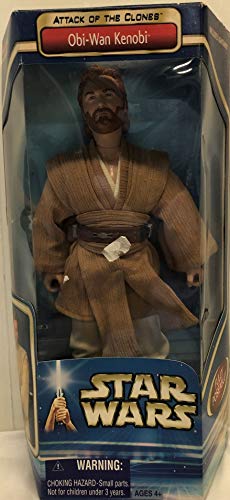 스타 워즈 에피소드 2 클론의 공격 오비 원 케노비 약 30.5cm 피겨 STAR WARS Obi-Wan Kenobi 비닐 피규어 콜렉터 아이템