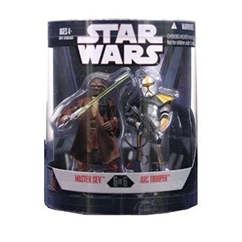樂天商城 - スター・ウォーズ オーダー66 2体セット マスター・セヴ & ARCトルーパー フィギュア 限定版 スターウォーズ 映画 キャラクター コレクション