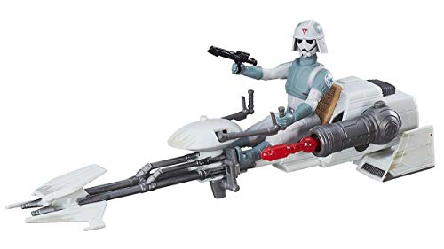 Rakuten - スター・ウォーズ Rスピーダー ＆ AT-DPパイロット フィギュア ビニールフィギュア 乗り物 キャラクター グッズ
