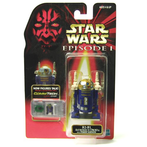 Rakuten - スター・ウォーズ エピソード1 R2-B1 アストロメク・ドロイド フィギュア パワー・ハーネス付属 コレクション ビニールフィギュア