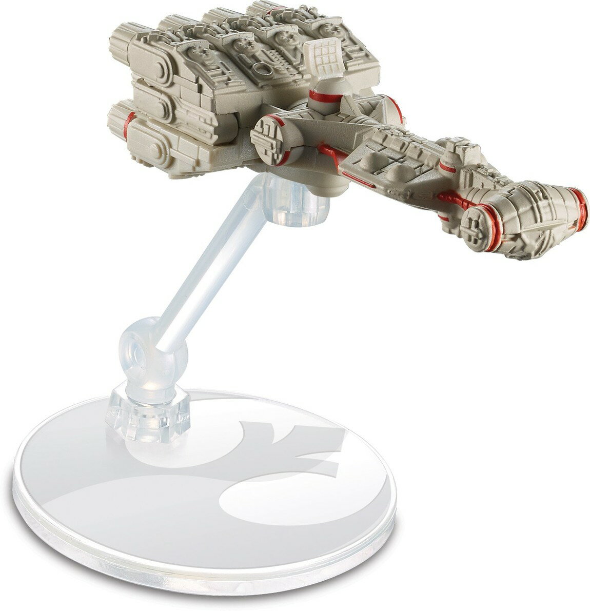PRODUCT DETAILS スターウォーズ ホットウィール ローグ・ワン タンティブIV ビークル ダイキャスト ミニカー【商品仕様】・ アイテム種別：ビークル（ミニカー）・ シリーズ：ホットウィール スター・ウォーズ・ 素材：ダイキャスト、プラスチック・ サイズ：全長約8cm【特徴】・ 映画『ローグ・ワン／スター・ウォーズ・ストーリー』に登場する反乱軍の艦船タンティブIVを再現。・ 主要パーツにダイキャストを使用した重量感のあるミニチュアモデル。・ 劇中の造形をベースにホットウィール独自のディテールで精密にモデル化。 ■ 商品について 海外輸入品（説明書は英語表記の場合あり） ■ ご注意 ・掲載画像は実物に近い色味になるよう調整しておりますが、ご利用の環境により差異が生じる場合があります。・複数店舗で在庫を共有しているため、ご注文後に在庫切れとなる場合がございます。 ■ 納期について お届けの目安を必ずご確認ください。 海外正規ルート仕入れ品 海外ブランド ▼ 海外正規ブランド店 正規代理店 ▼ 当 店 ※本商品は並行輸入品です 製造元は正規品と同一のブランド・メーカーです。当店では海外正規ルートより仕入れた商品を取り扱っております。流通ルートが異なるのみで、商品自体に違いはございません。 ── 当店の商品について ── 正規品のみ取り扱い 海外正規店・正規代理店から商品を直接仕入れ、国内に輸入して販売しております。 日本未入荷・海外限定モデルも多数 日本未入荷・海外限定モデルも多数取り扱っております。サイズ・カラー違いや海外限定で販売された製品など、日本では手に入りにくいアイテムをお届けいたします。 お求めやすい価格の理由 海外市場での価格差や流通ルートの違いにより、国内販売価格よりお求めやすくなっております。品質はそのままに、よりお手頃な価格でお届けいたします。 安心保証 ご使用前に万が一、製品に不具合がございました場合は、交換または商品代金のご返金にて対応させていただきます。商品到着後5日以内にご連絡ください。 ご注意 海外からの輸入品となります。海外輸送のため、外箱に軽微なスレ等がある場合がございますが、商品本体には影響ございません。 ※在庫状況は仕入先の在庫情報をもとに出来る限り正確に表示しておりますが、取寄せ商品のため、タイミングによりご注文後に欠品・キャンセルとなる場合がございます。 お探しの商品がございましたら、お気軽にご相談ください。