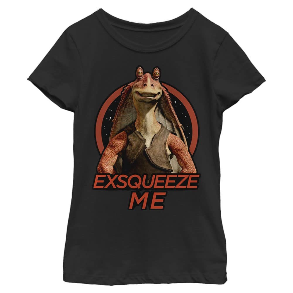 スター・ウォーズ ジャ・ジャ・ビンクス Jar Jar Binks NVR Forget デザイン ガールズ Tシャツ 半袖 ユニセックス