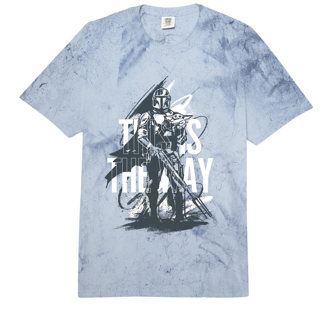 スターウォーズ マンダロリアン The Mandalorian グローグー Grogu Titular Duo Sketch This Is The Way デザイン Tシャツ 半袖 ユニセックス