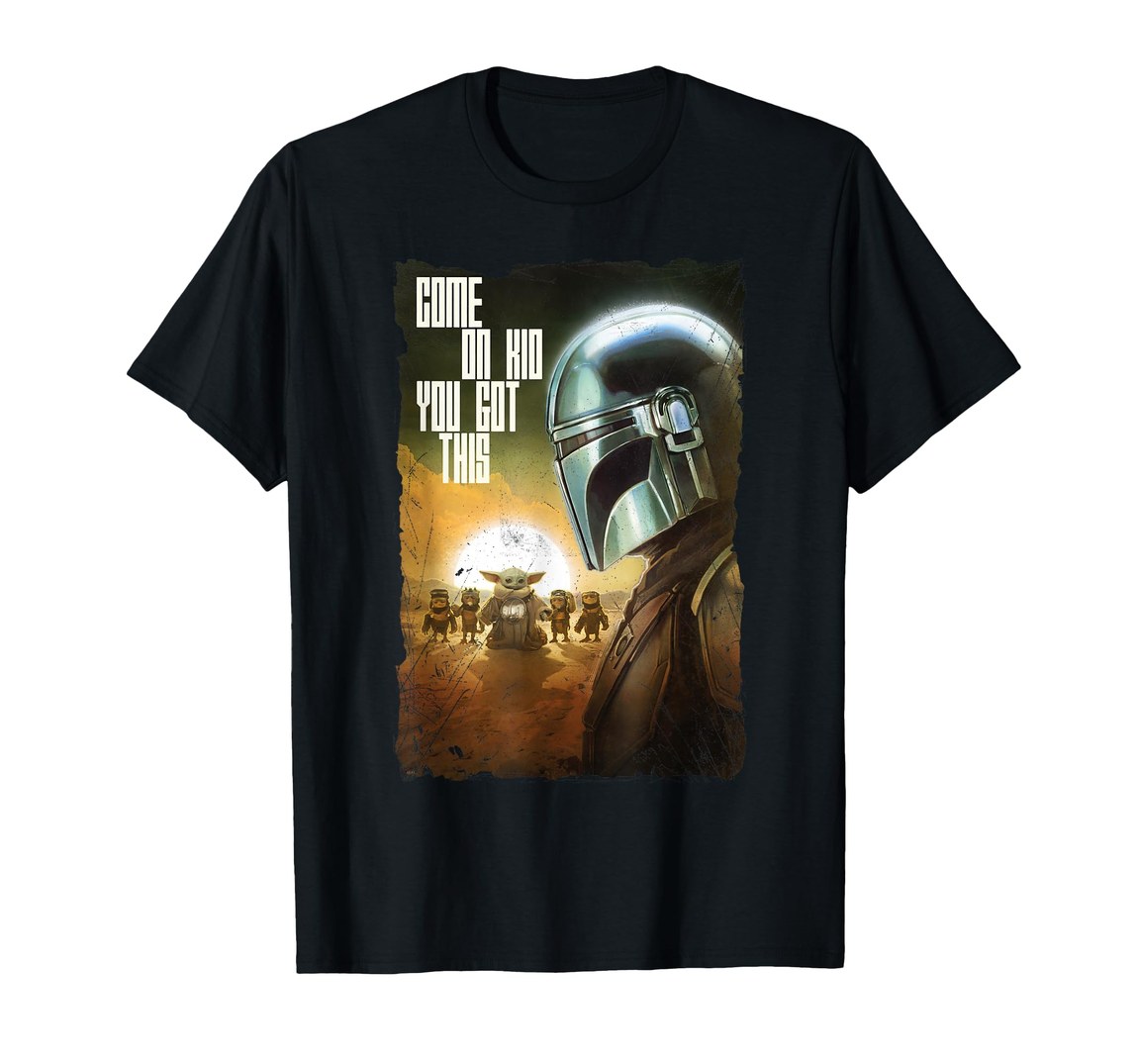 スターウォーズ マンダロリアン The Mandalorian グローグー Grogu You Got This 映画 デザイン Tシャツ 半袖