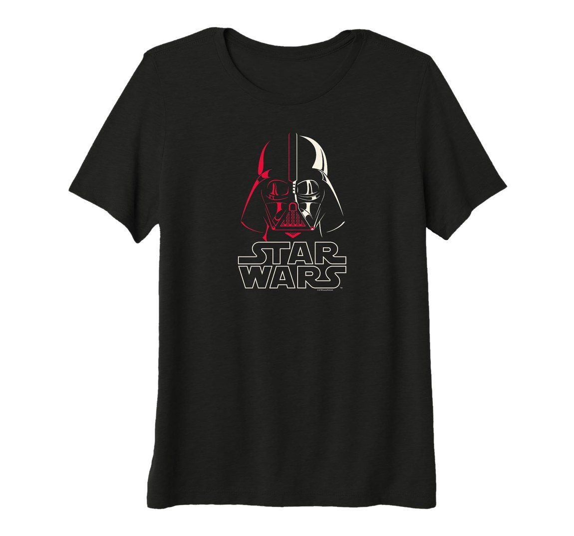 スター・ウォーズ ダース・ベイダー Darth Vader ロゴ ウィメンズ プレミアム Tシャツ 半袖 Star Wars【商品情報】・ ブランド: スター・ウォーズ公式ライセンス・ デザイン: ダース・ベイダー ロゴ・ アイテム種別: ウィメンズ Tシャツ (半袖)・ カラー: ブラック【特徴】・ ルーカスフィルム(LucasFilm)による公式ライセンス商品です。・ 象徴的なダース・ベイダーのロゴをあしらったデザインです。・ 軽量で非常に柔らかい肌触りを実現するトライブレンド生地を使用しています。・ 快適な着心地と美しいシルエットを両立するサイドシーム構造のクルーネックタイプです。■ サイズ表（着用者の身体サイズ目安・1インチ=約2.54cm換算）※海外(米国)規格です。ゆとりを含むため普段のサイズより1つ下を選ぶ方もいます。【レディース】サイズバストウエストXS84〜86cm64〜66cmS89〜91cm69〜71cmM94〜97cm74〜76cmL99〜104cm79〜84cmXL107〜112cm86〜91cmXXL(2XL)114〜122cm94〜102cm※モニター環境により色味が実物と異なる場合があります。海外倉庫からの入荷のためお届けまでお時間をいただきます。※サイズについて海外規格のため、ご注文前に上記サイズ表を必ずご確認ください。サイズ選び間違いによる交換・返品はお受けできません。