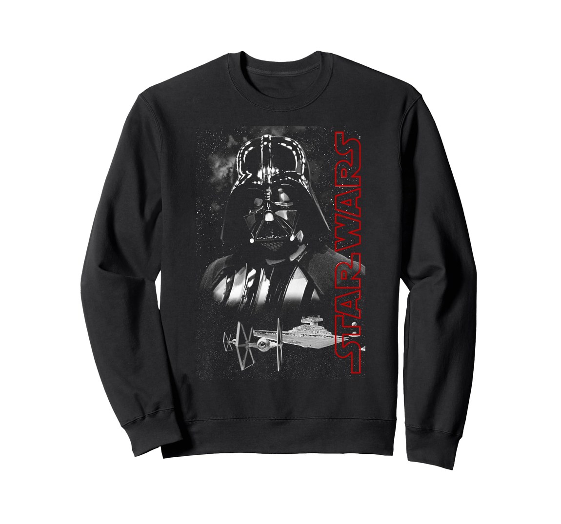 スターウォーズ ダース・ベイダー Darth Vader ダーク ポートレート グラフィック スウェット 長袖【商品情報】・ ブランド: スターウォーズ公式ライセンス・ デザイン: ダース・ベイダー ダーク ポートレート・ アイテム種別: スウェット【特徴】・ 銀河帝国を象徴するキャラクター、ダース・ベイダーの肖像を大胆に配置したデザインです。・ ダークな色彩で表現された重厚感のあるポートレート・グラフィックが特徴です。・ スター・ウォーズ公式ライセンスを取得したオフィシャル・アパレルです。・ 普段使いしやすく、ファンの方へのギフトにも最適な長袖のスウェットシャツです。■ サイズ表（着用者の身体サイズ目安・1インチ=約2.54cm換算）※海外(米国)規格です。ゆとりを含むため普段のサイズより1つ下を選ぶ方もいます。【ユニセックス】サイズ胸囲ウエストS89〜94cm74〜79cmM97〜102cm81〜86cmL107〜112cm91〜97cmXL117〜122cm102〜107cmXXL(2XL)127〜132cm112〜117cm3XL137〜142cm122〜127cm※モニター環境により色味が実物と異なる場合があります。海外倉庫からの入荷のためお届けまでお時間をいただきます。※サイズについて海外規格のため、ご注文前に上記サイズ表を必ずご確認ください。サイズ選び間違いによる交換・返品はお受けできません。