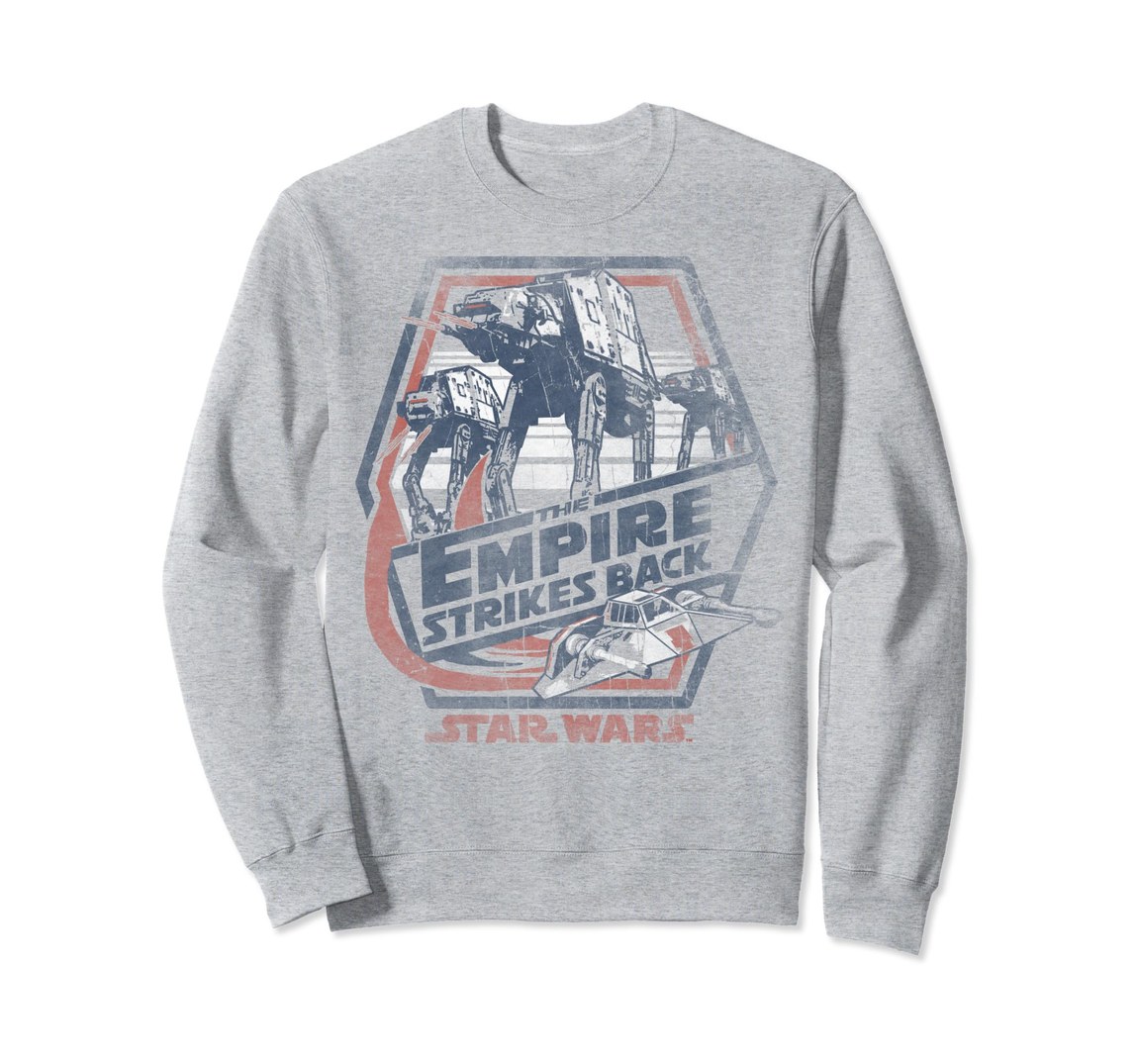 スター・ウォーズ エピソード5/帝国の逆襲 The Empire Strikes Back AT-AT ウォーカー Hoth ホス デザイン スウェットシャツ 長袖【商品情報】・ ブランド: スター・ウォーズ 公式ライセンス・ デザイン: AT-AT ウォーカー / 惑星ホス (エピソード5/帝国の逆襲)・ アイテム種別: スウェットシャツ・ スタイル: 長袖【特徴】・ 映画『スター・ウォーズ エピソード5/帝国の逆襲』の舞台である氷の惑星ホスをテーマにしたデザインです。・ 帝国軍の巨大な歩行兵器、AT-ATウォーカーが描かれた公式グラフィックです。・ スター・ウォーズの壮大な銀河系の世界観を日常のファッションに取り入れられるアイテムです。・ クルーネック仕様のベーシックなスウェットシャツで、カジュアルな着こなしに最適です。■ サイズ表（着用者の身体サイズ目安・1インチ=約2.54cm換算）※海外(米国)規格です。ゆとりを含むため普段のサイズより1つ下を選ぶ方もいます。【メンズ】サイズ胸囲ウエストS89〜94cm74〜79cmM97〜102cm81〜86cmL107〜112cm91〜97cmXL117〜122cm102〜107cmXXL(2XL)127〜132cm112〜117cm3XL137〜142cm122〜127cm【レディース】サイズバストウエストXS84〜86cm64〜66cmS89〜91cm69〜71cmM94〜97cm74〜76cmL99〜104cm79〜84cmXL107〜112cm86〜91cmXXL(2XL)114〜122cm94〜102cm※モニター環境により色味が実物と異なる場合があります。海外倉庫からの入荷のためお届けまでお時間をいただきます。※サイズについて海外規格のため、ご注文前に上記サイズ表を必ずご確認ください。サイズ選び間違いによる交換・返品はお受けできません。