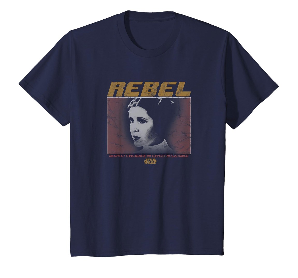 スターウォーズ プリンセス・レイア Princess Leia 反乱軍 Rebel Respect Existence 両面プリント Tシャツ 半袖 ユニセックス