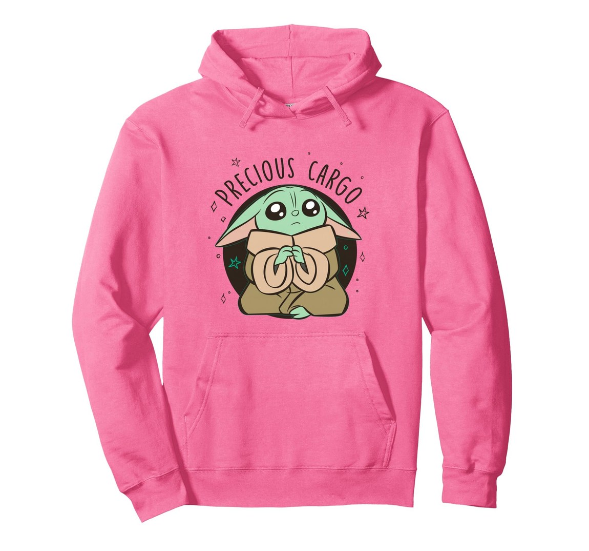 スターウォーズ マンダロリアン The Mandalorian グローグー Grogu Precious Cargo Cutie デザイン プルオーバー パーカー 長袖 ユニセックス