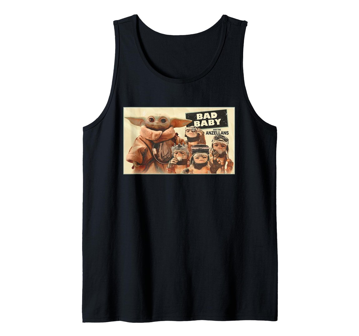 スターウォーズ マンダロリアン The Mandalorian グローグー Grogu アンゼラン Anzellans バッドベビー Bad Baby タンクトップ